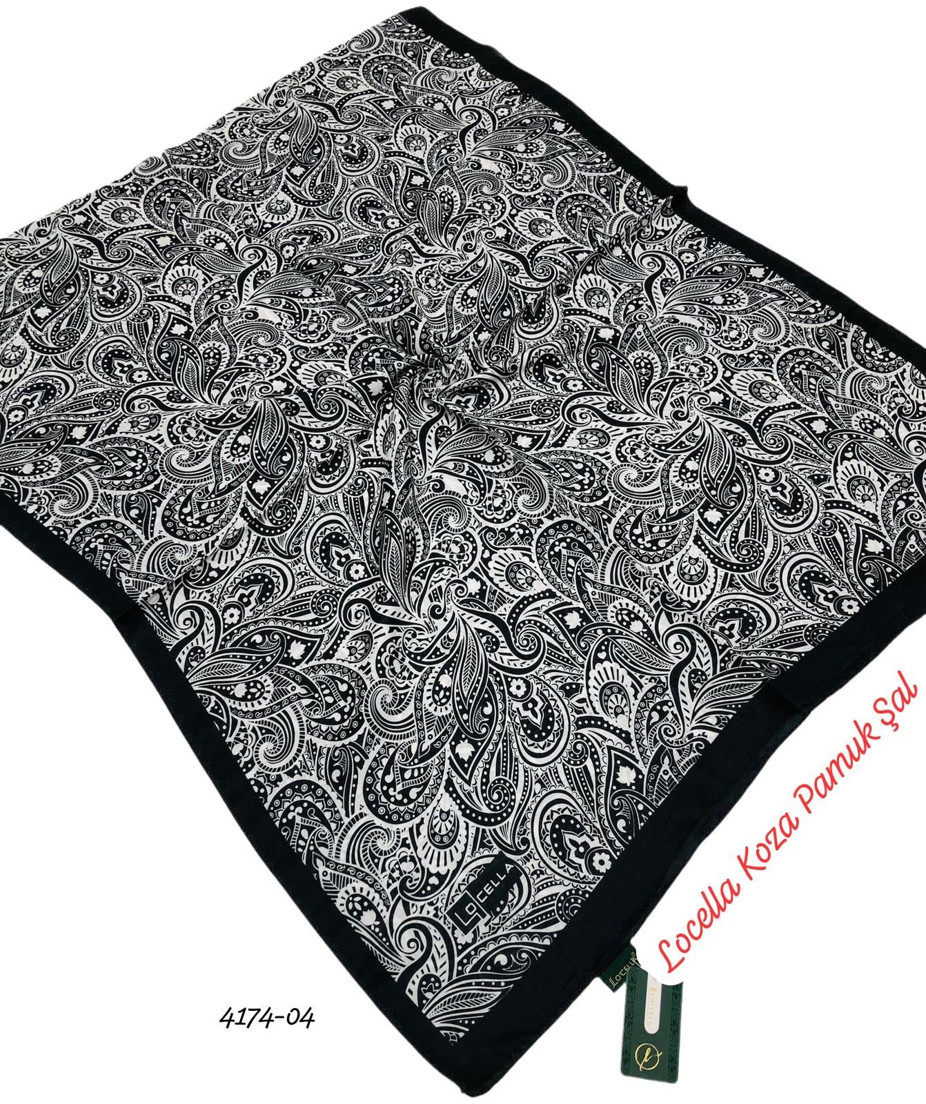 4174 Locella Koza Pamuk Soft Şal