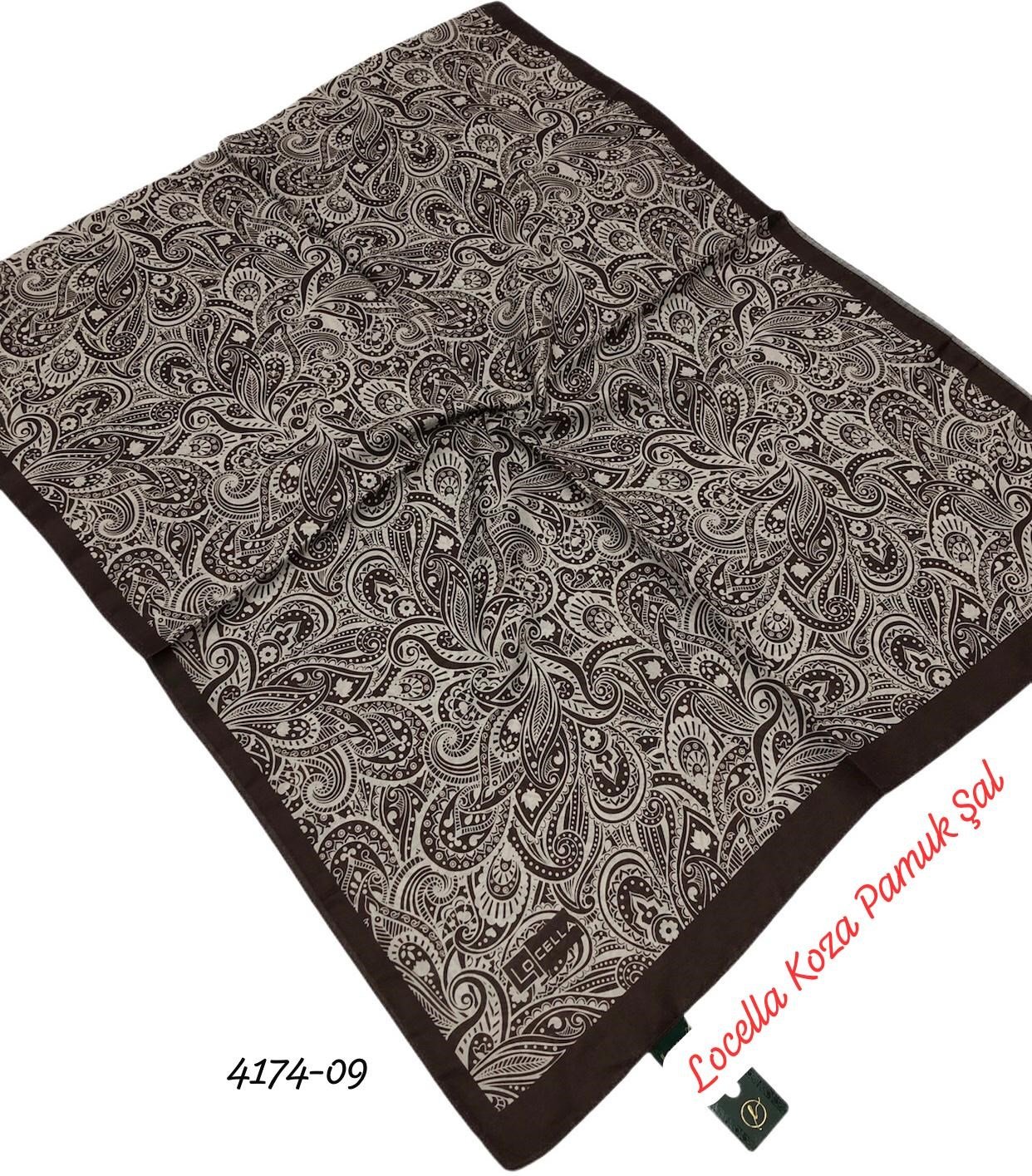 4174 Locella Koza Pamuk Soft Şal