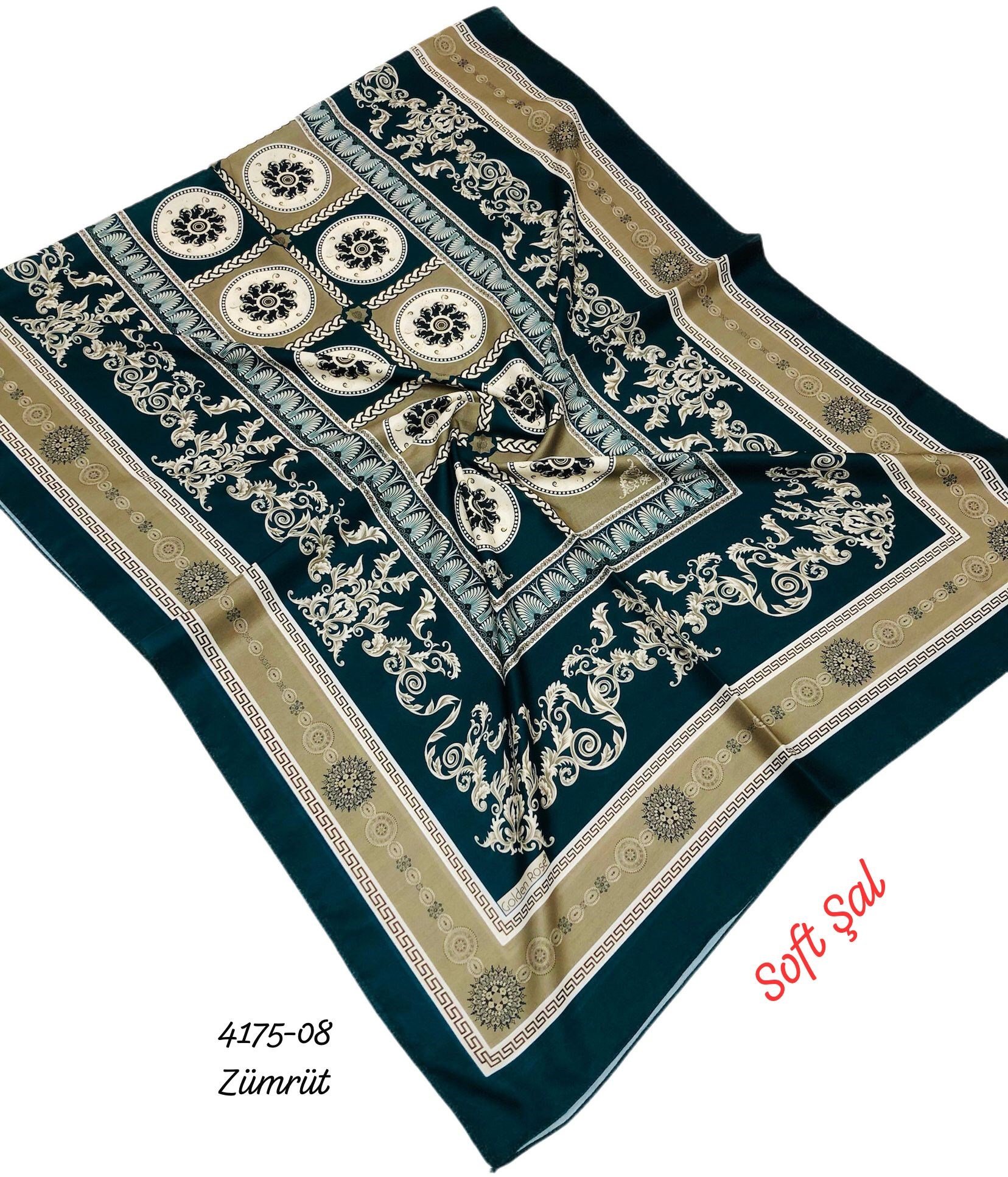 4175 GoldenRose Soft Şal