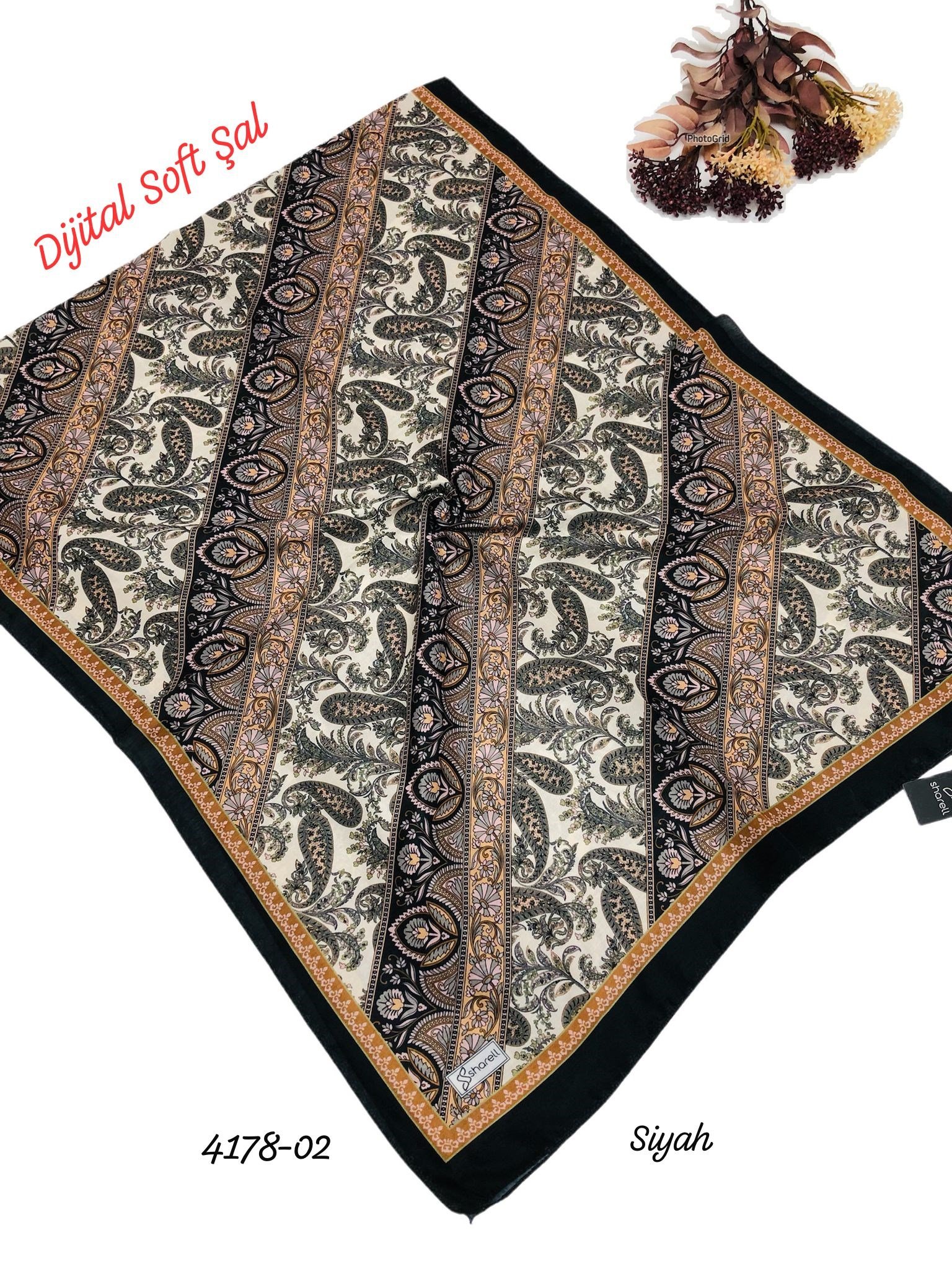 4178 Dijital Soft Şal