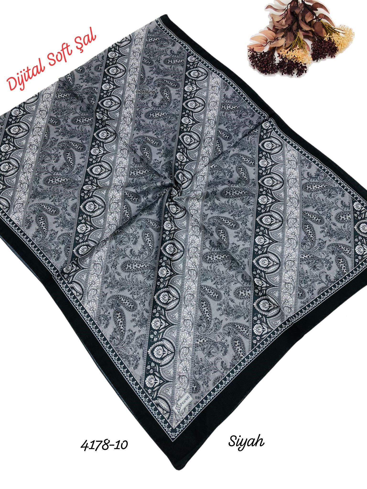 4178 Dijital Soft Şal