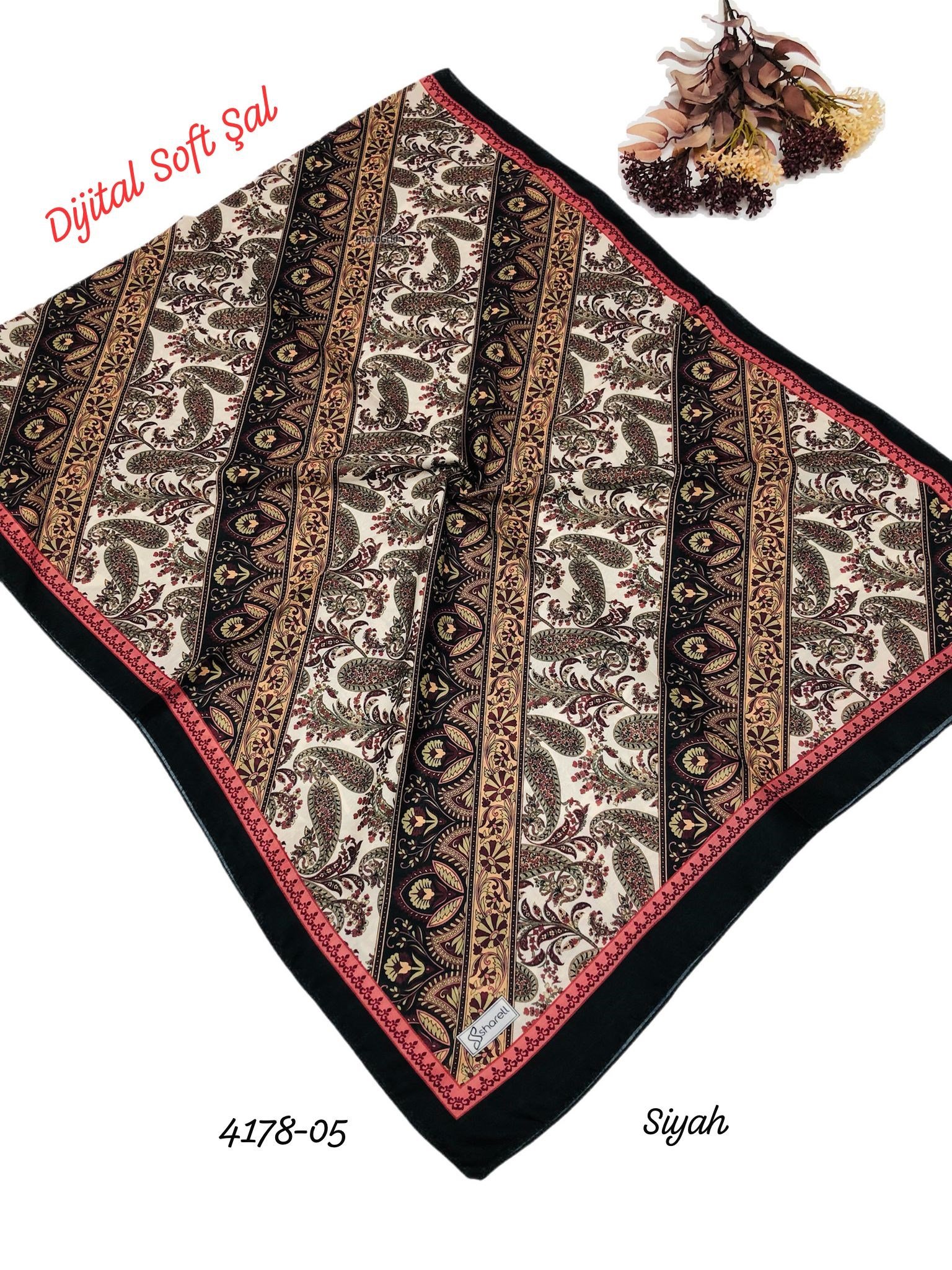4178 Dijital Soft Şal