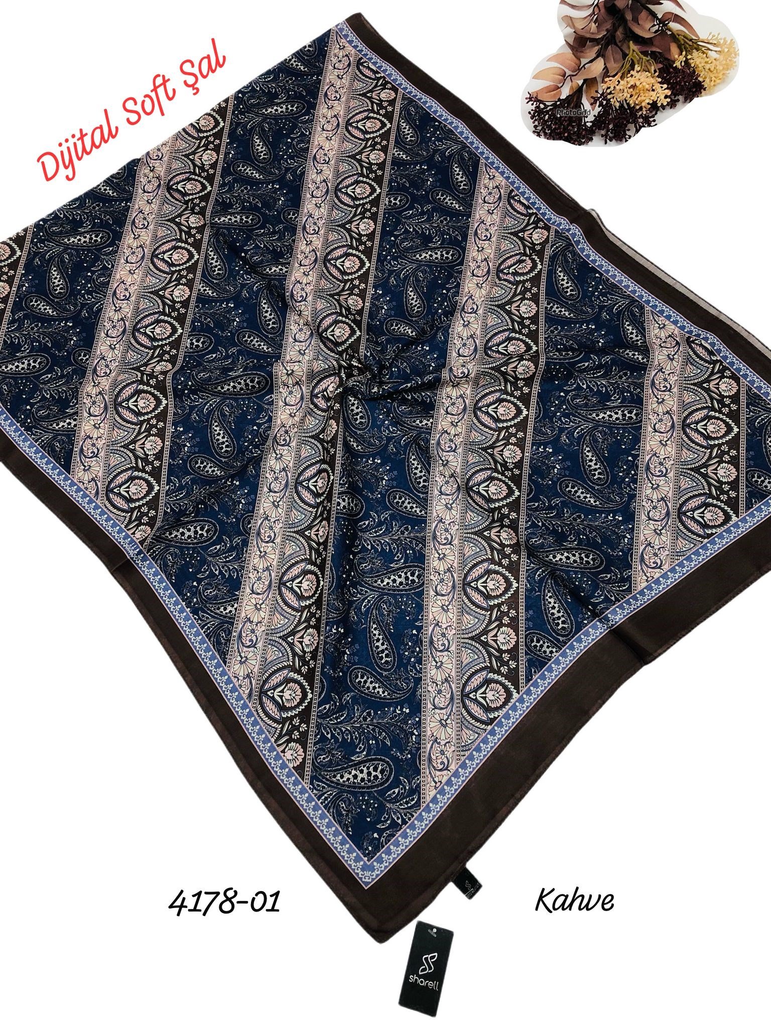 4178 Dijital Soft Şal
