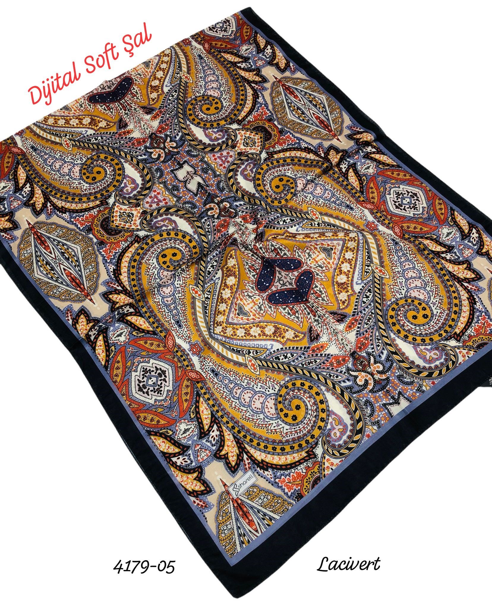 4179 Dijital Soft Şal