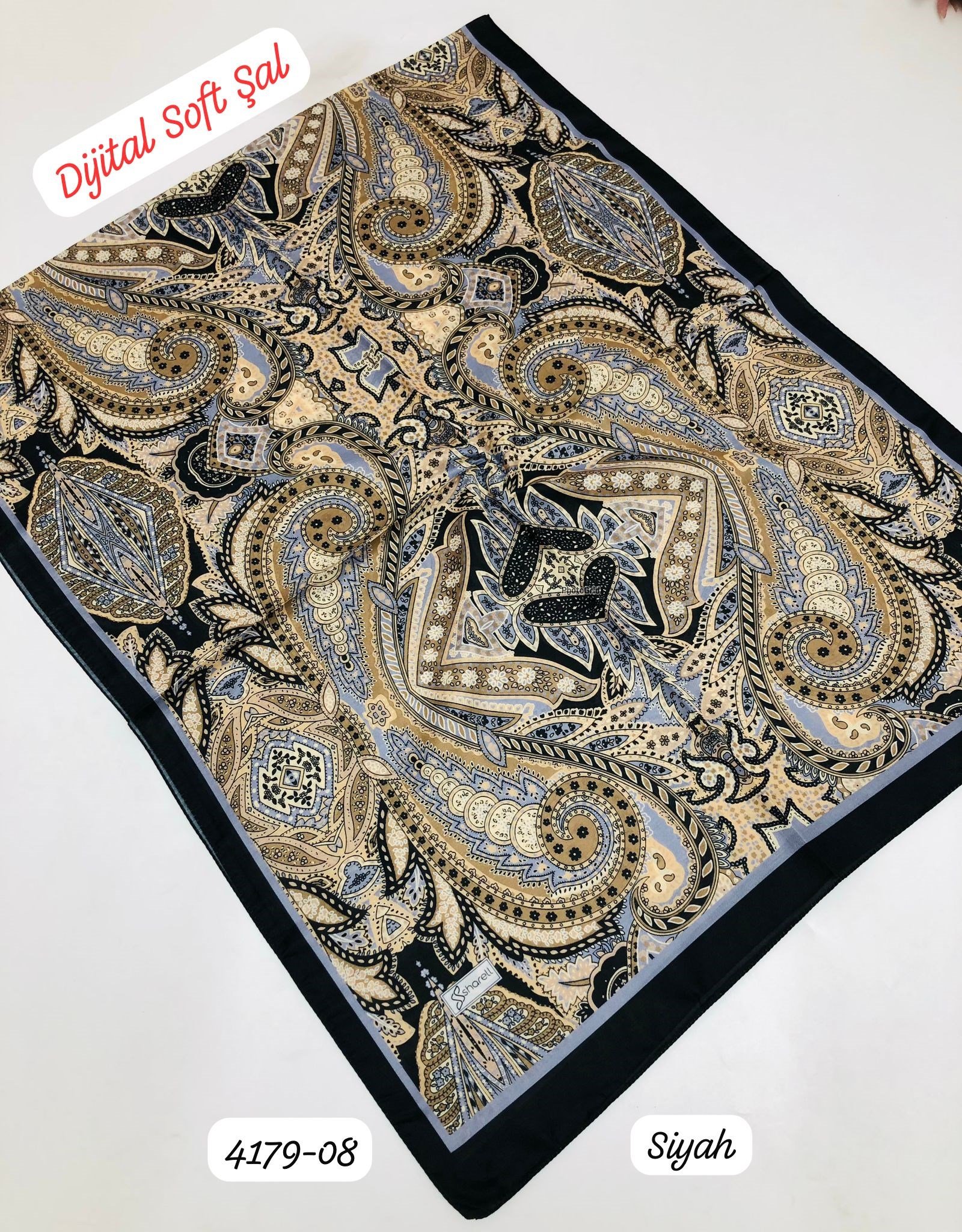 4179 Dijital Soft Şal