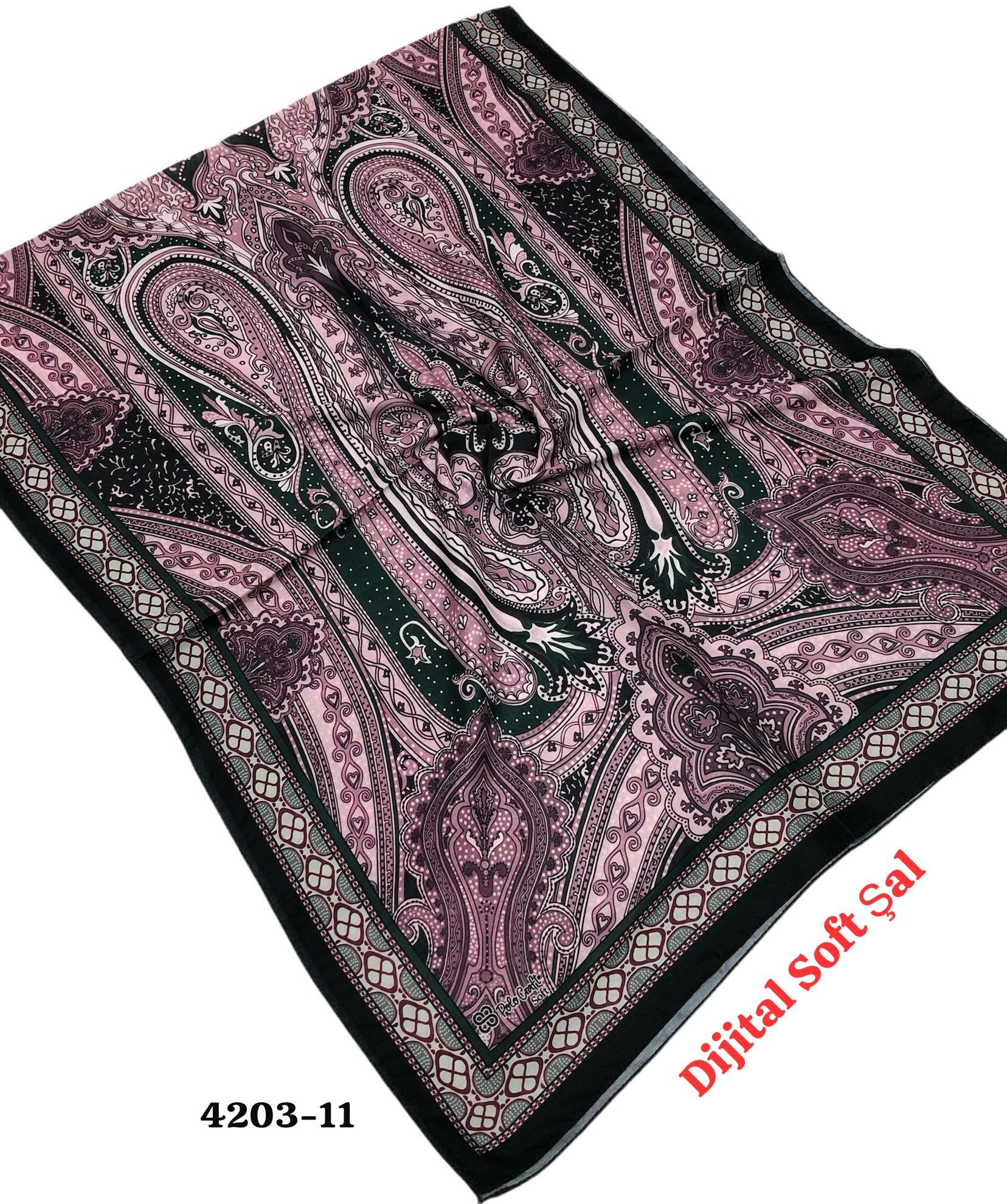4203 Dijital Soft Şal