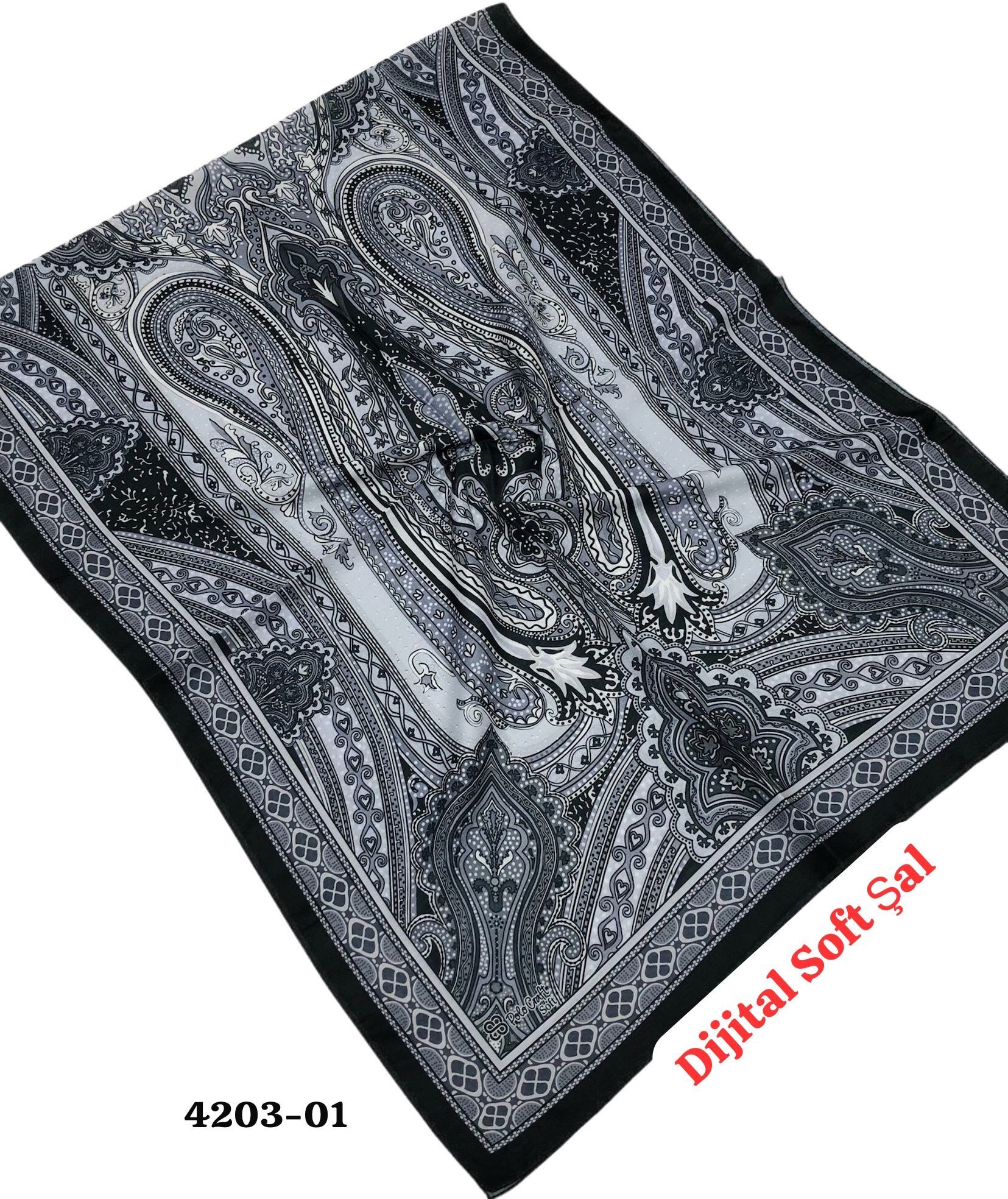 4203 Dijital Soft Şal