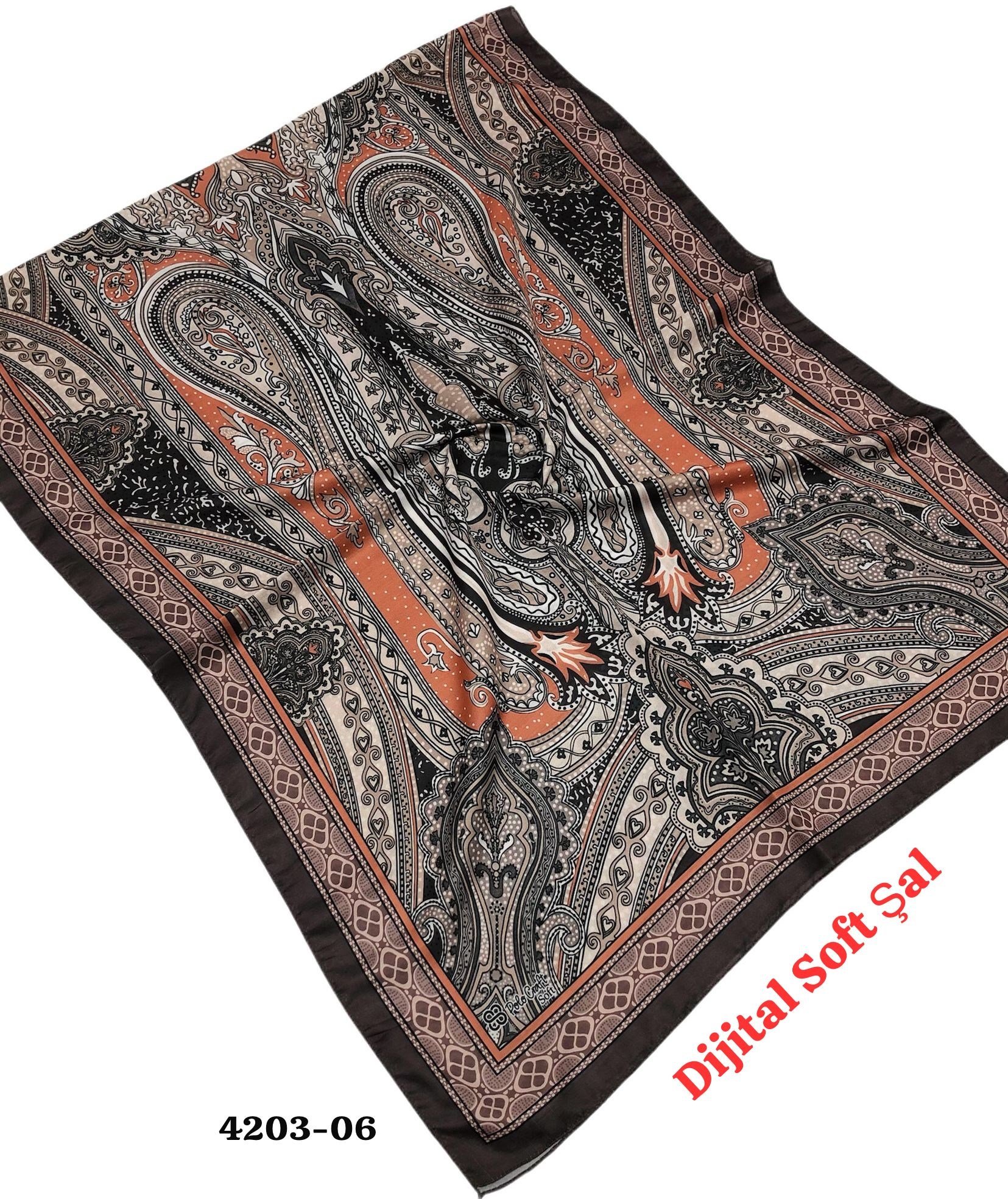 4203 Dijital Soft Şal