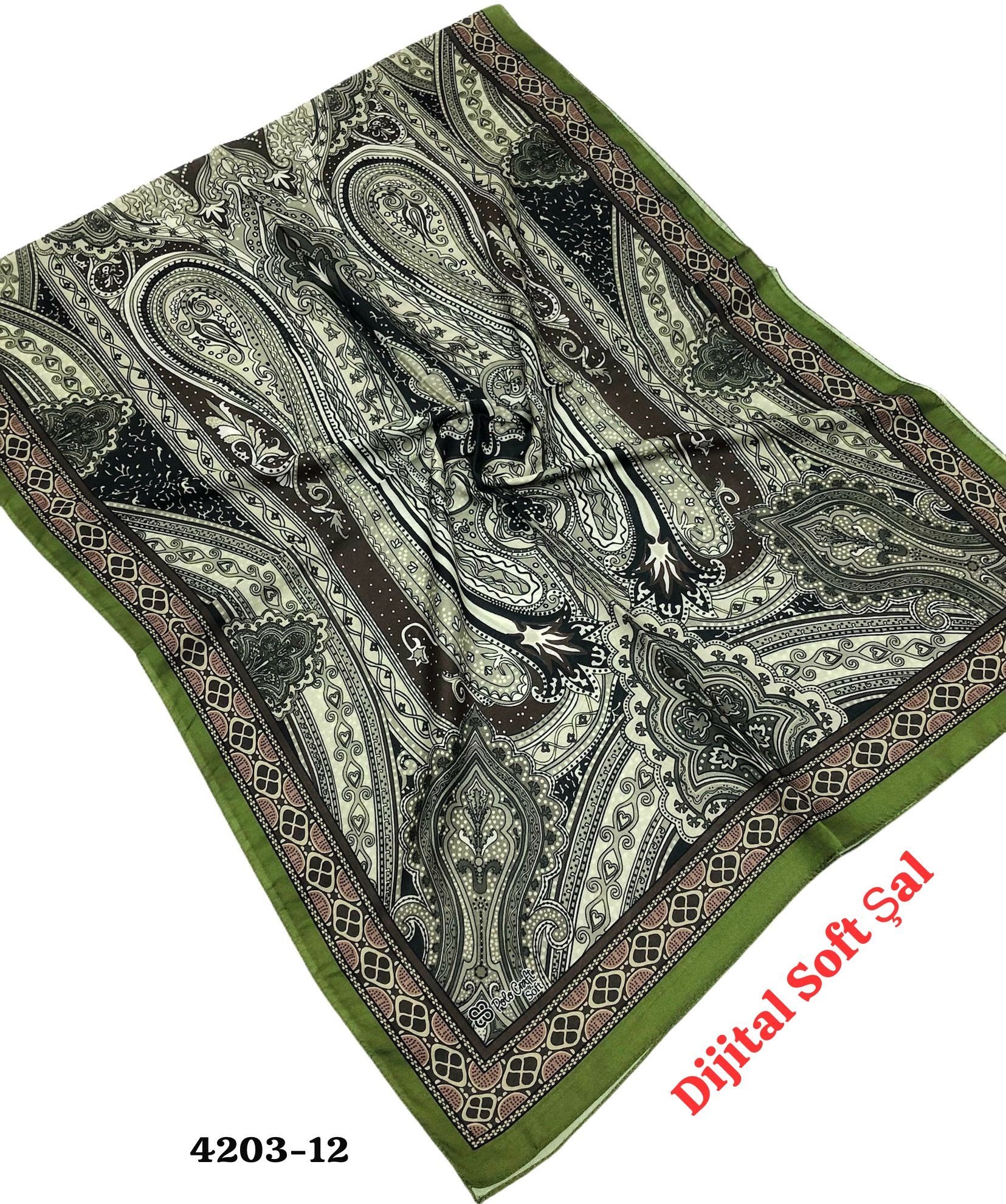 4203 Dijital Soft Şal