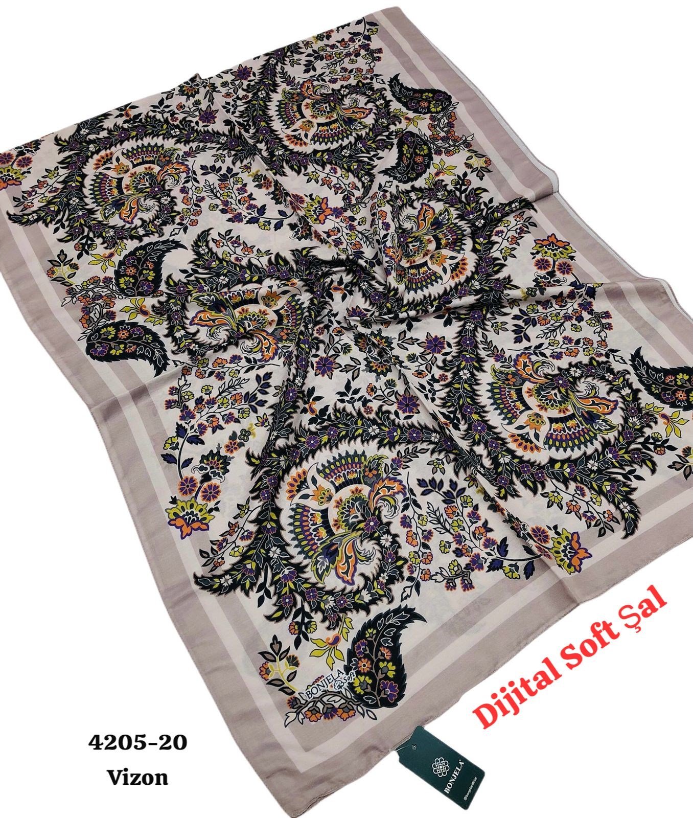 4205 Bonjela Koza Soft Şal