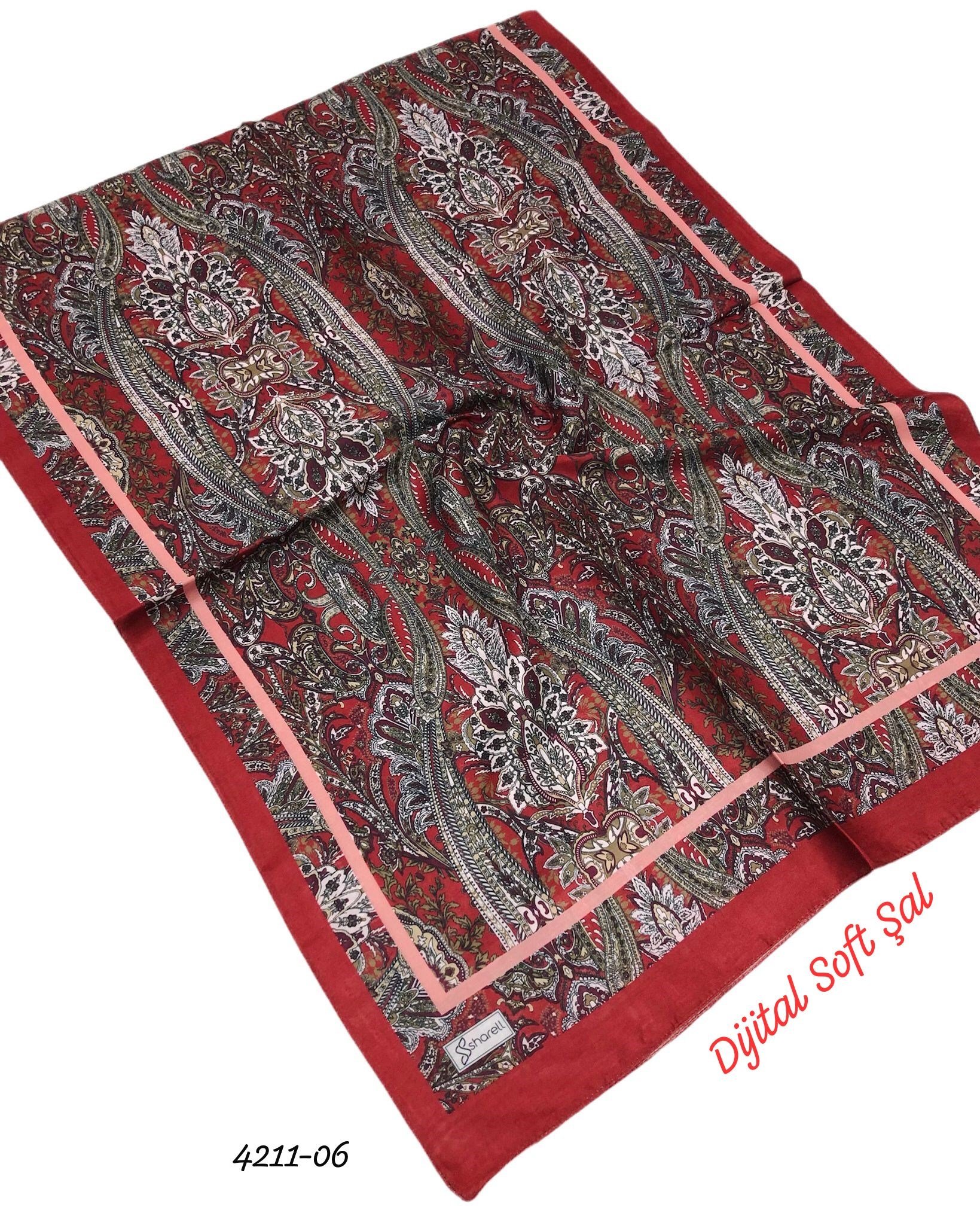 4211 Dijital Soft Şal