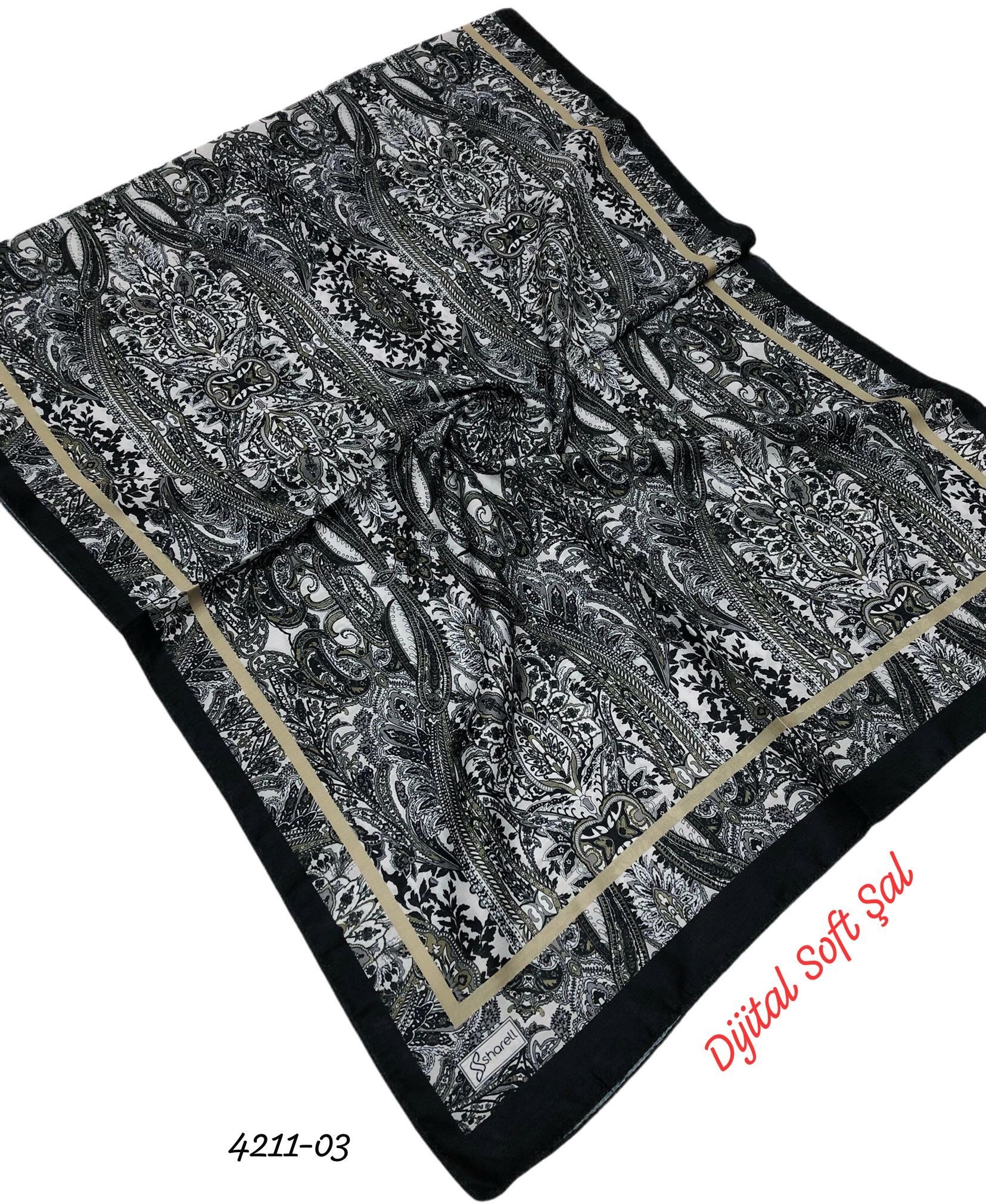 4211 Dijital Soft Şal