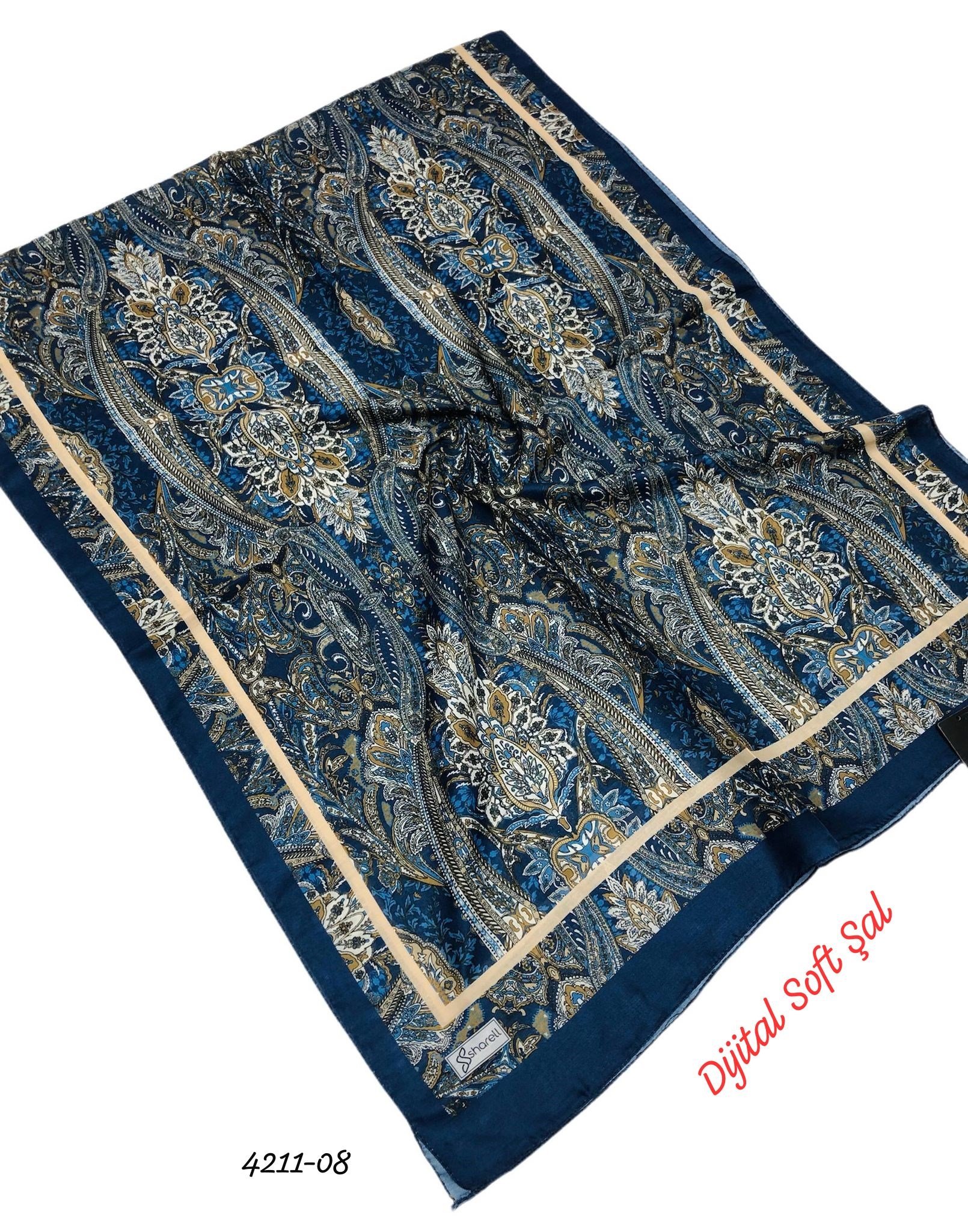 4211 Dijital Soft Şal