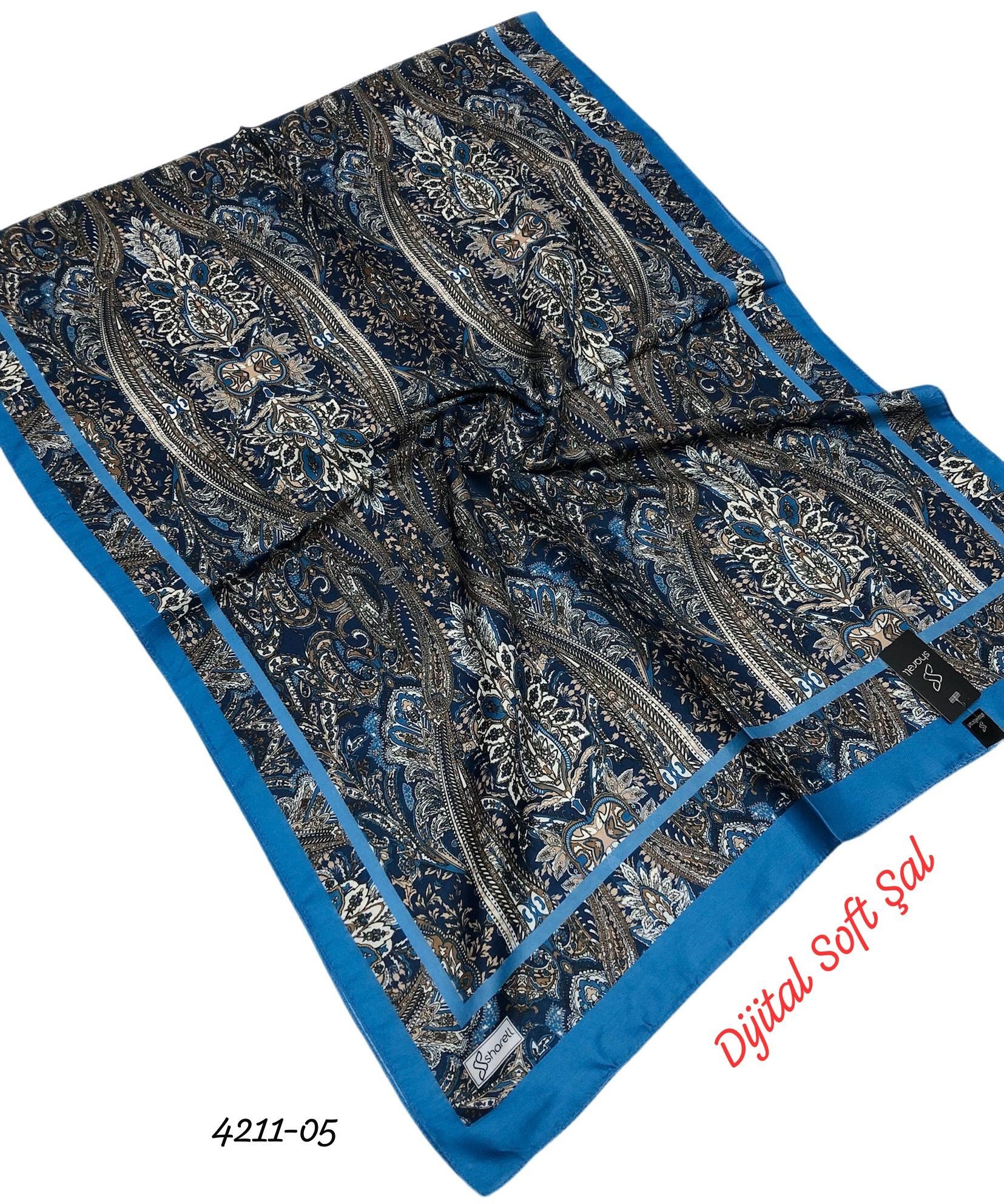 4211 Dijital Soft Şal