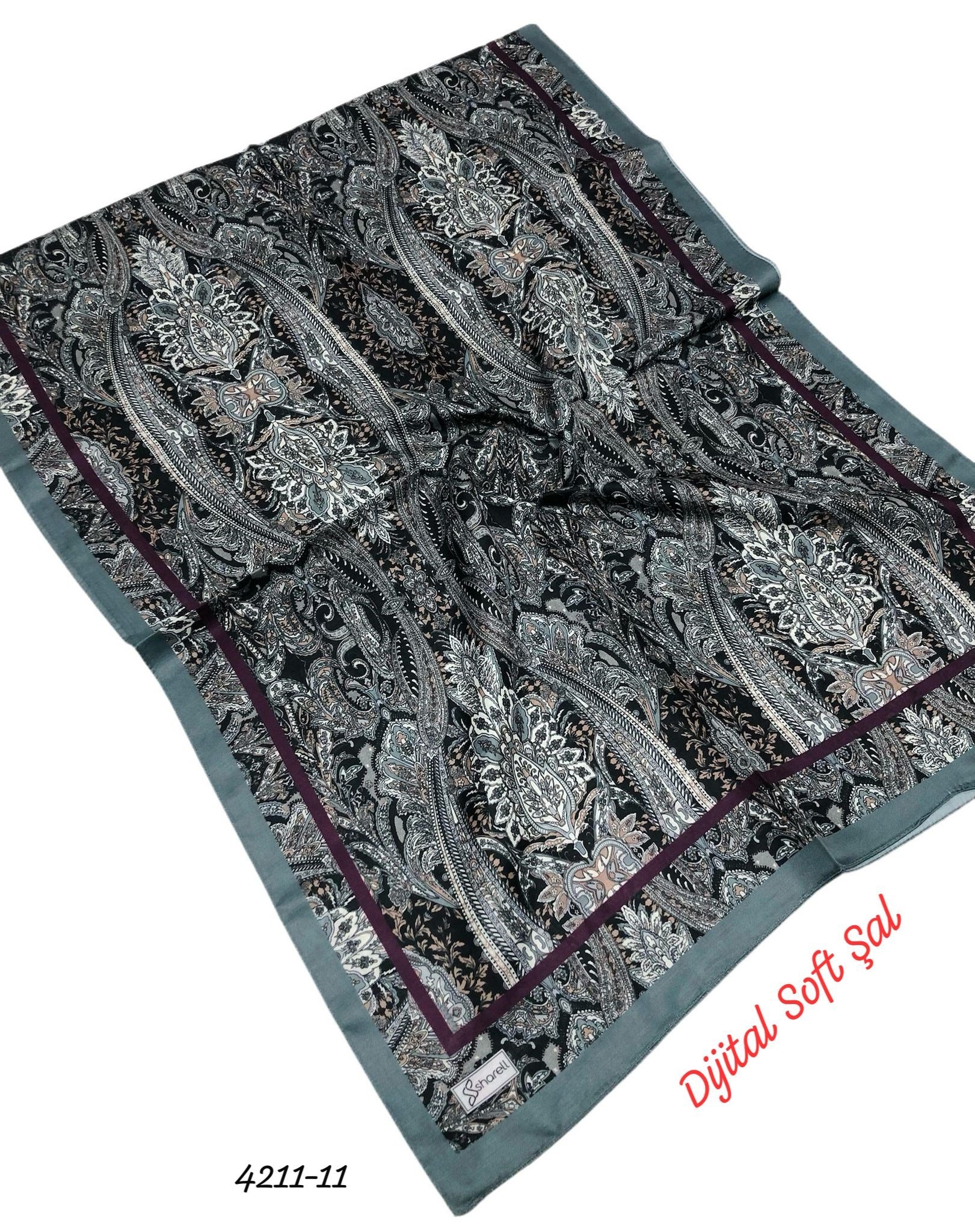4211 Dijital Soft Şal
