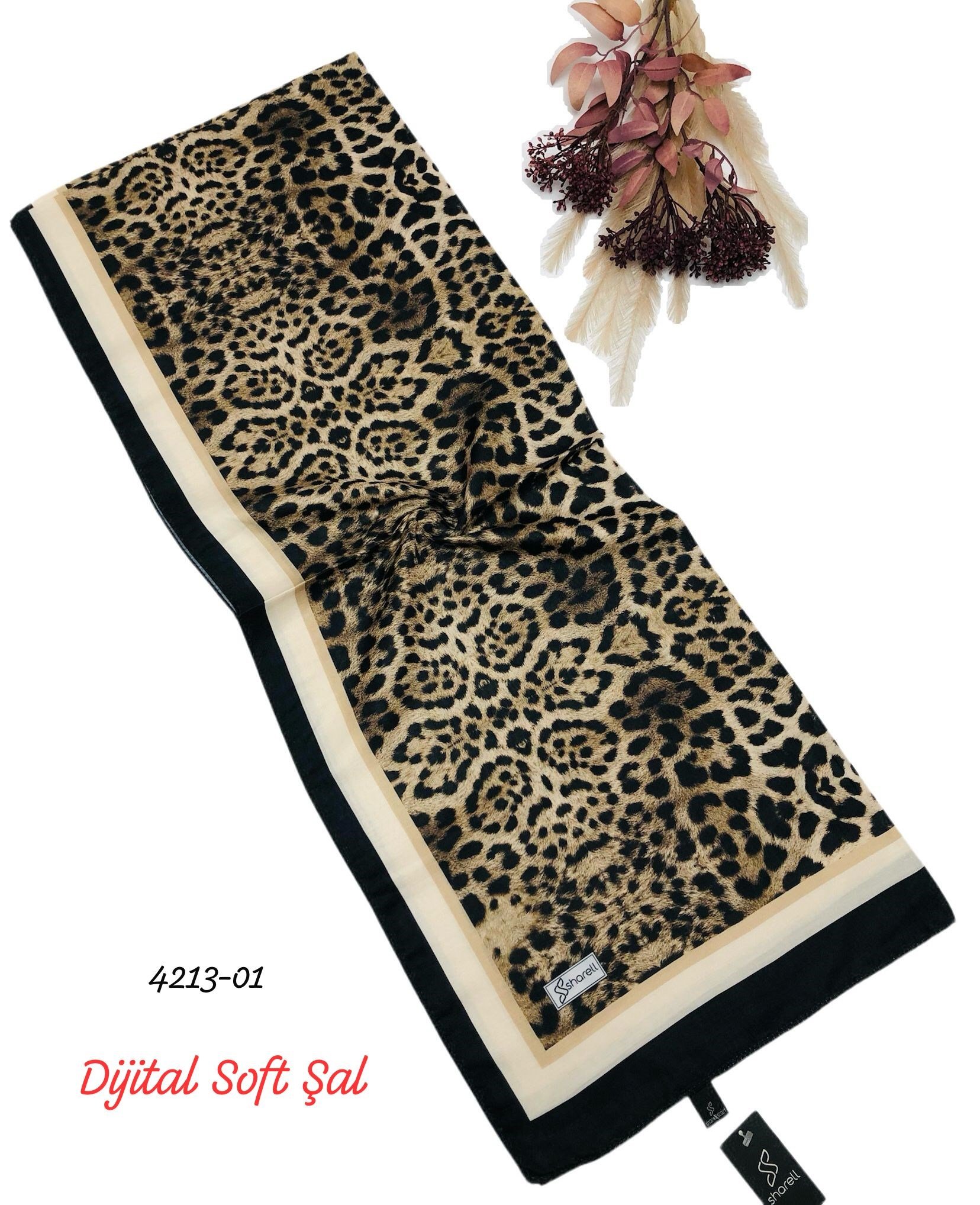 4213 Dijital Soft Şal