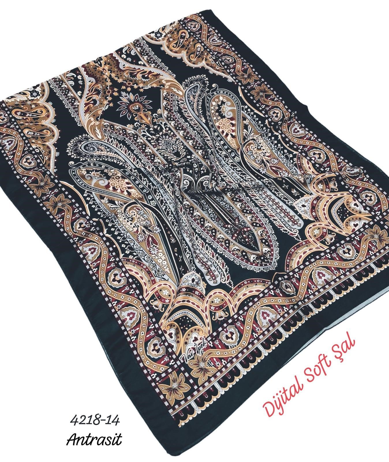 4218 Dijital Soft Şal