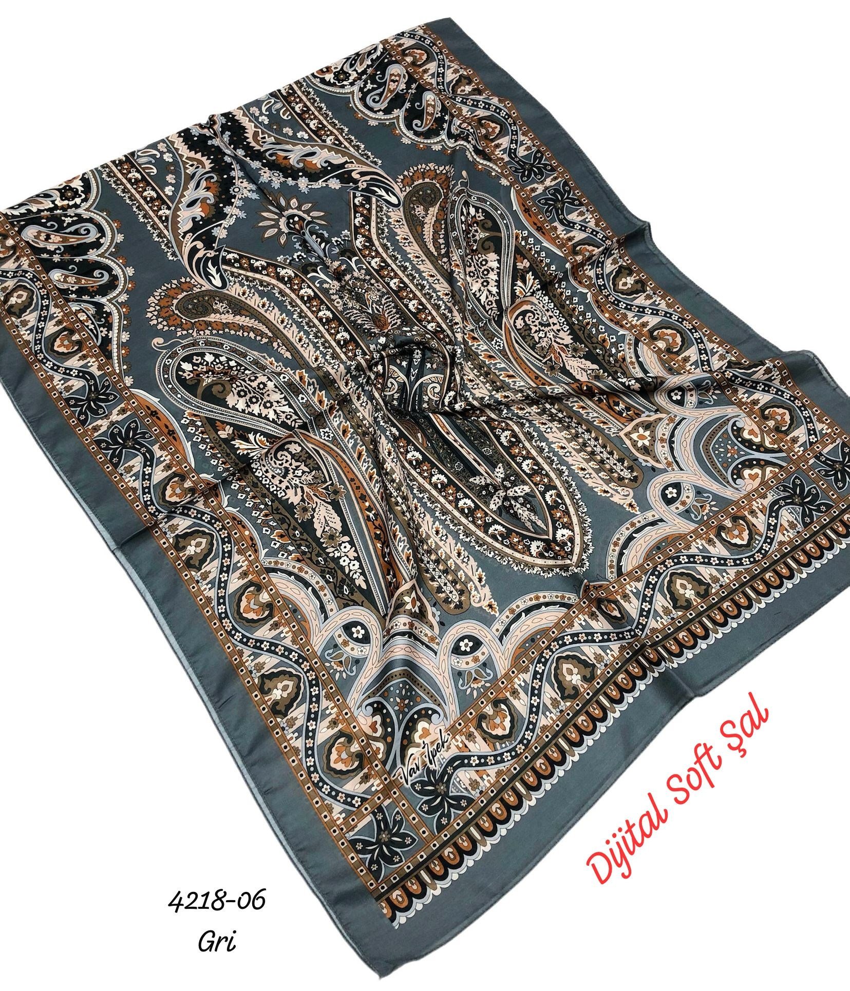 4218 Dijital Soft Şal