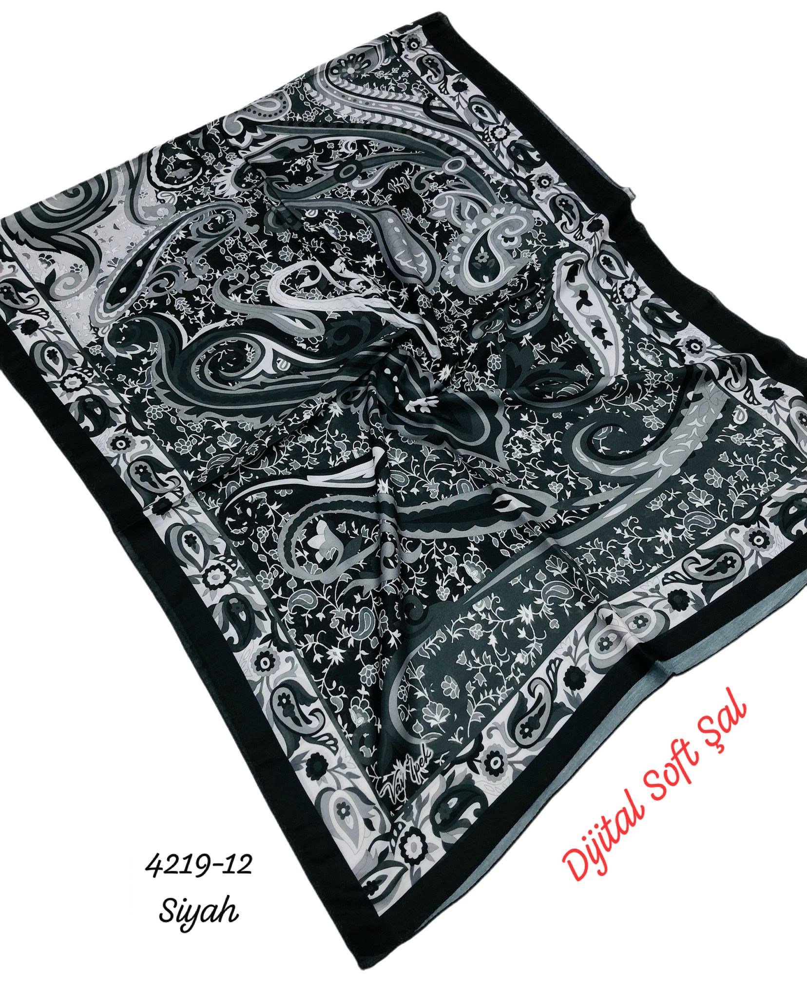 4219 Dijital Soft Şal