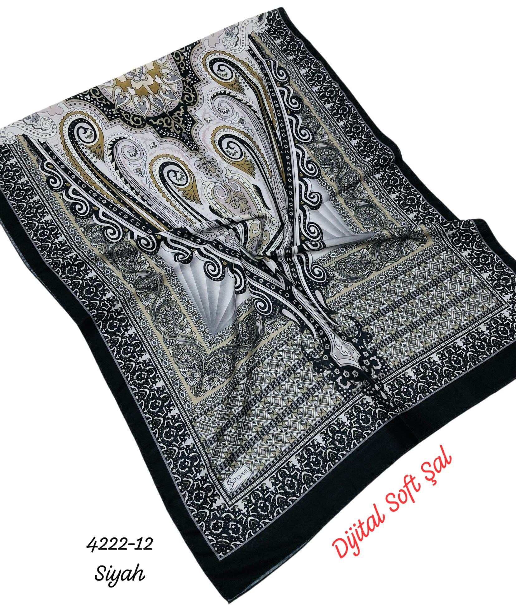 4222 Dijital Soft Şal