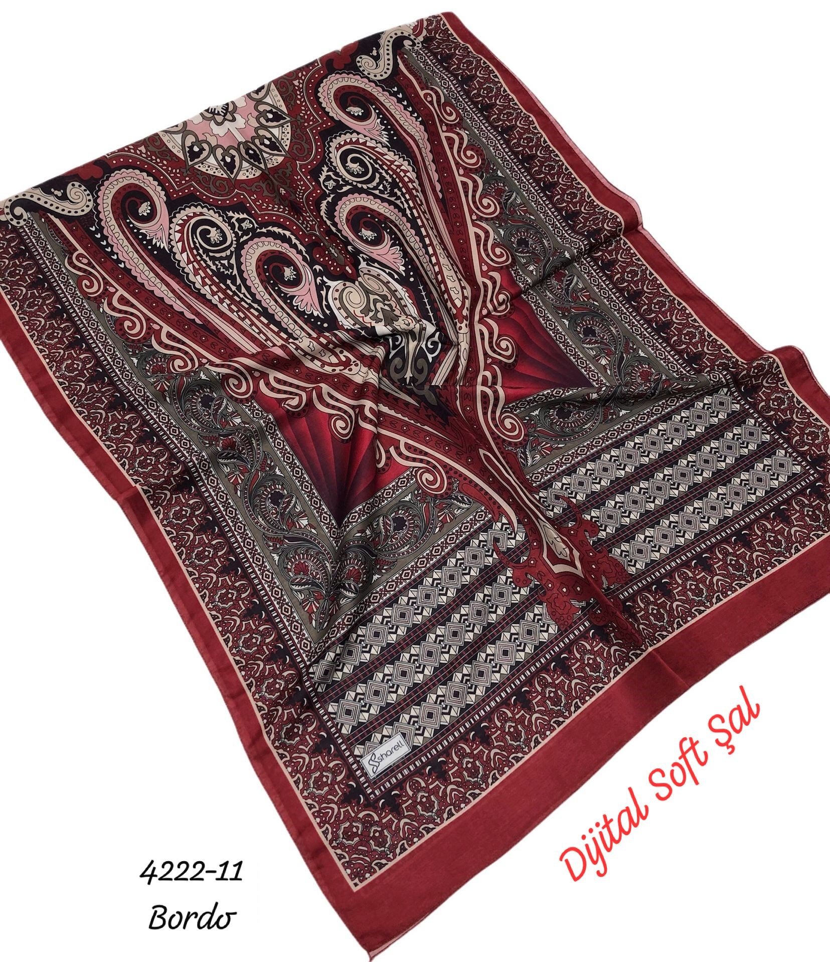 4222 Dijital Soft Şal