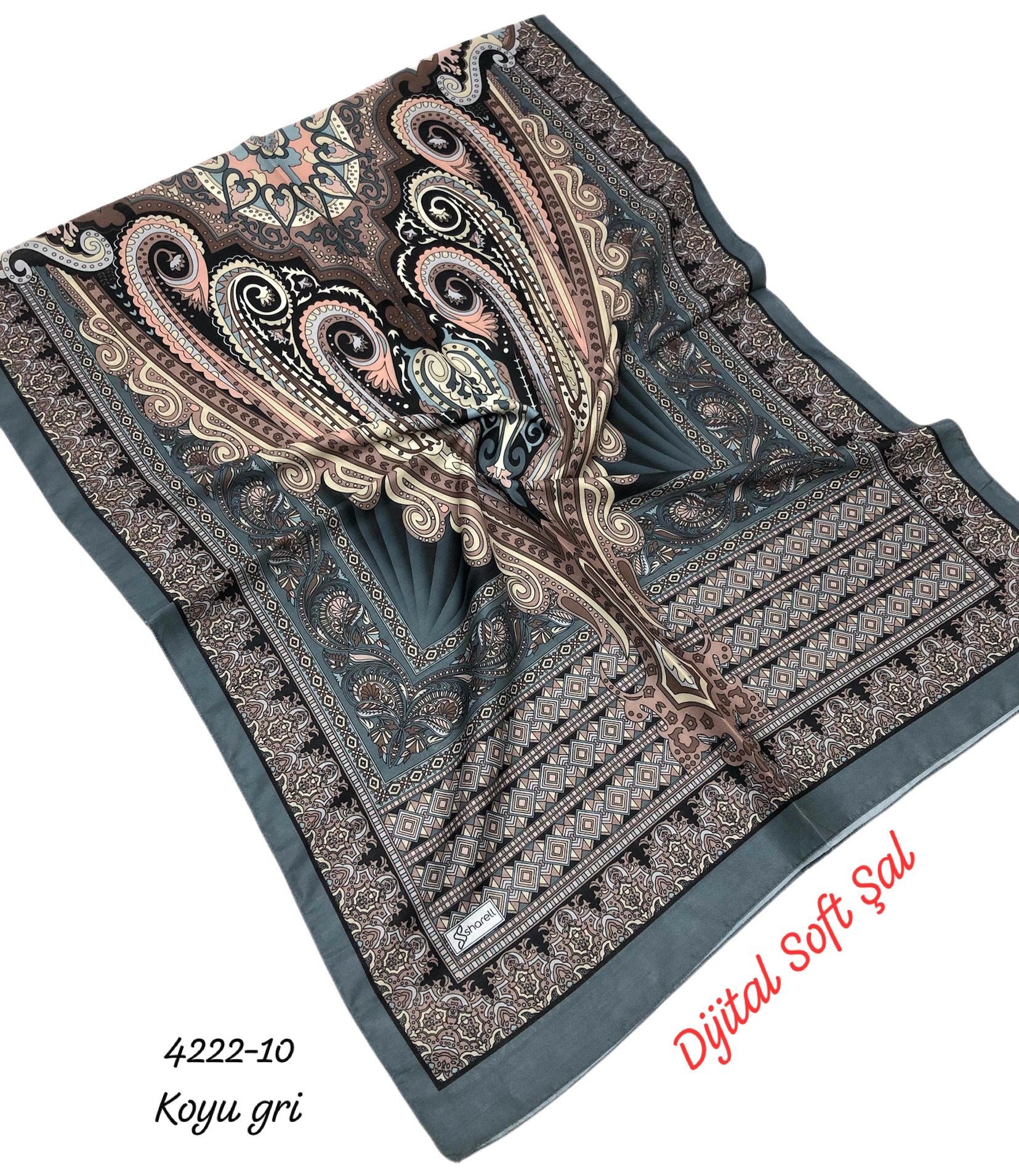 4222 Dijital Soft Şal
