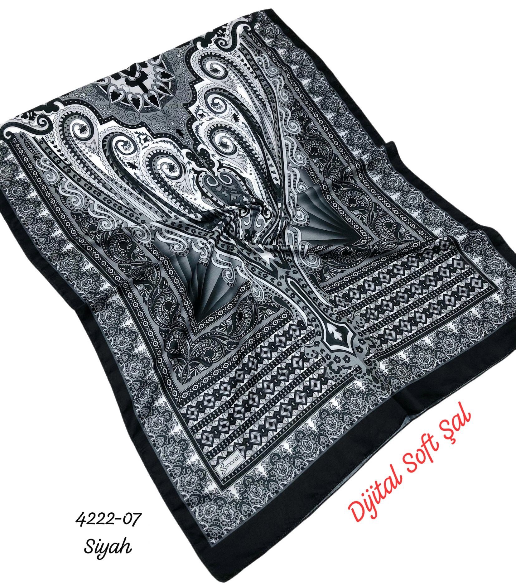4222 Dijital Soft Şal