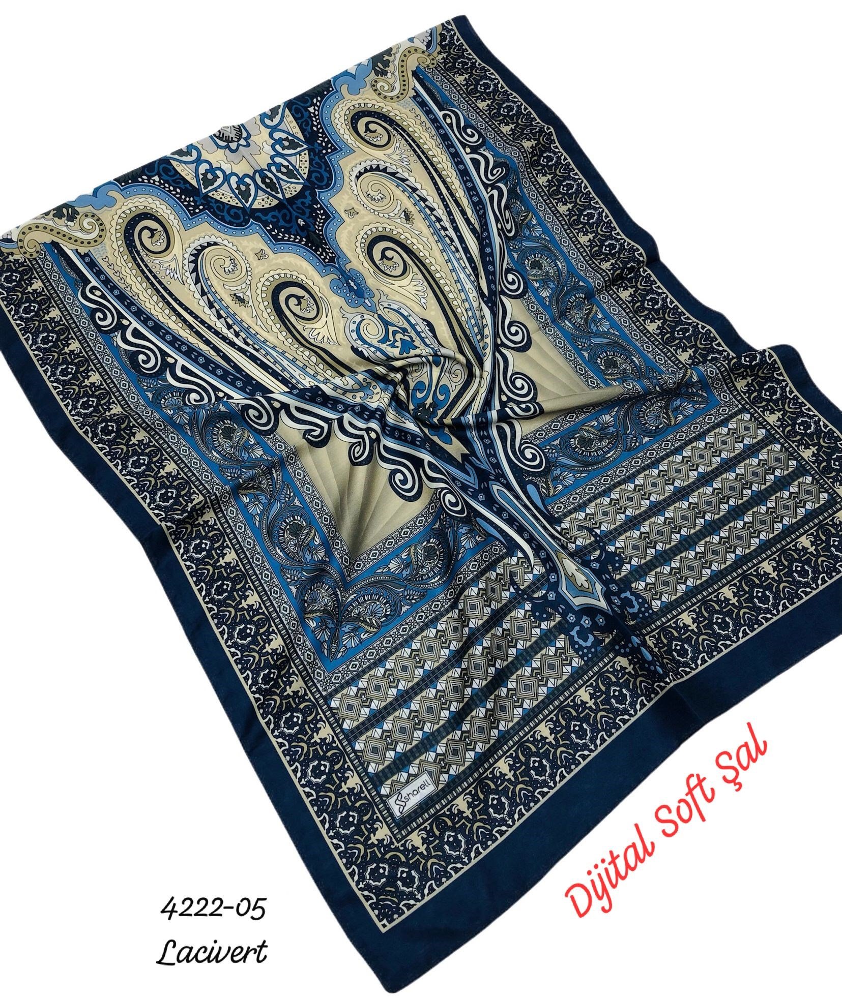 4222 Dijital Soft Şal