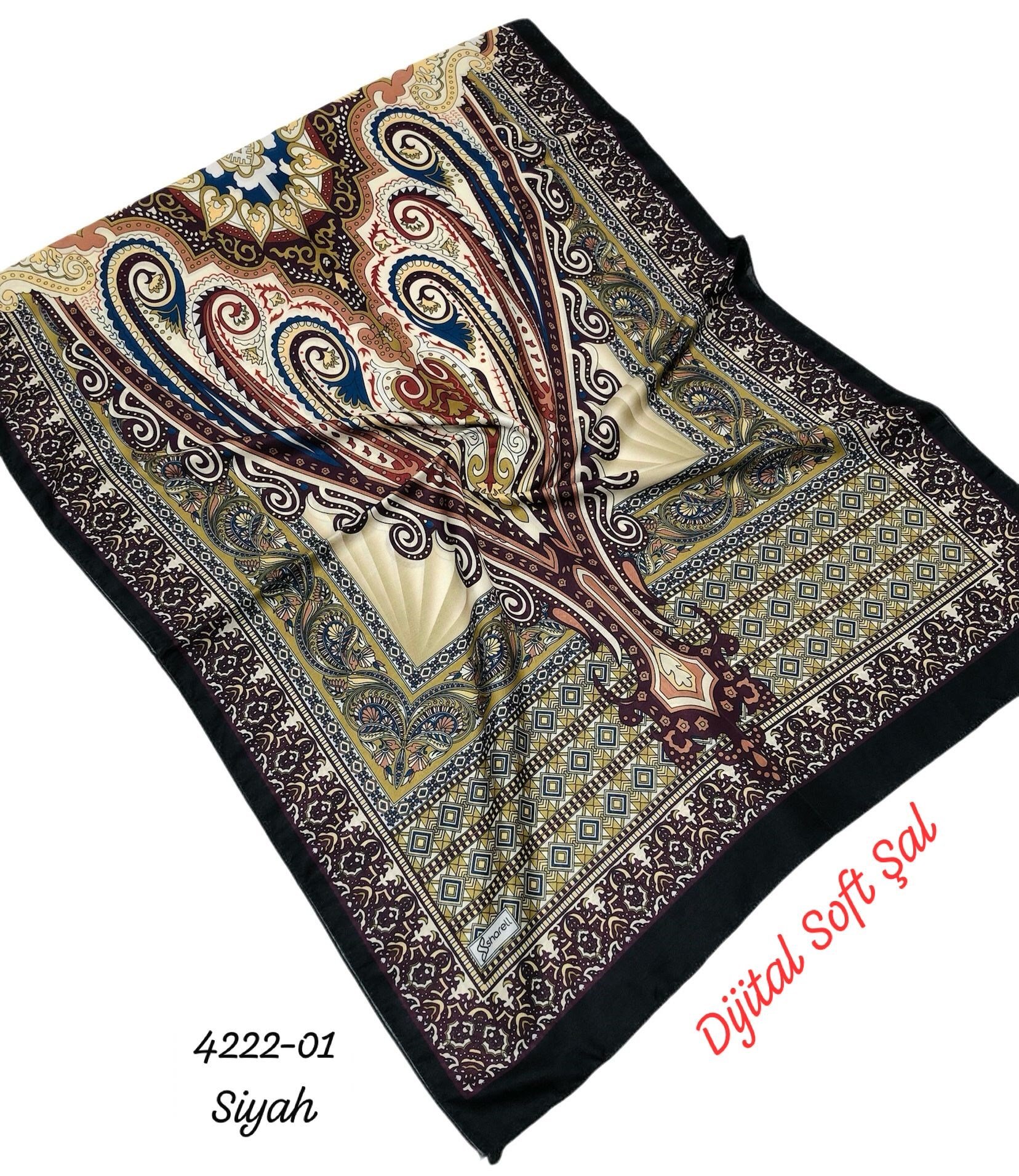 4222 Dijital Soft Şal