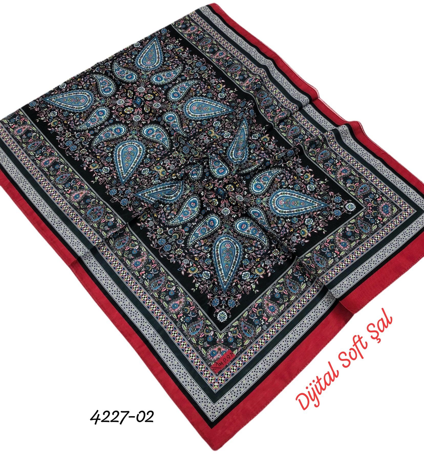 4227 Dijital Soft Şal