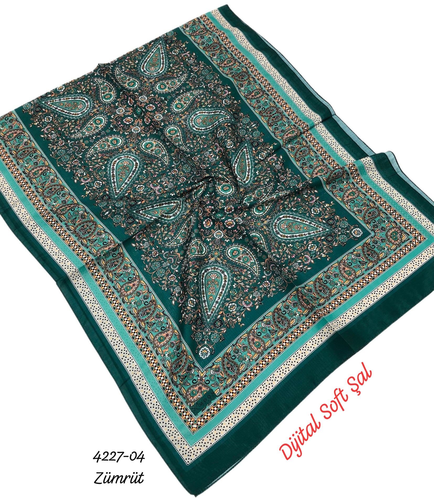 4227 Dijital Soft Şal