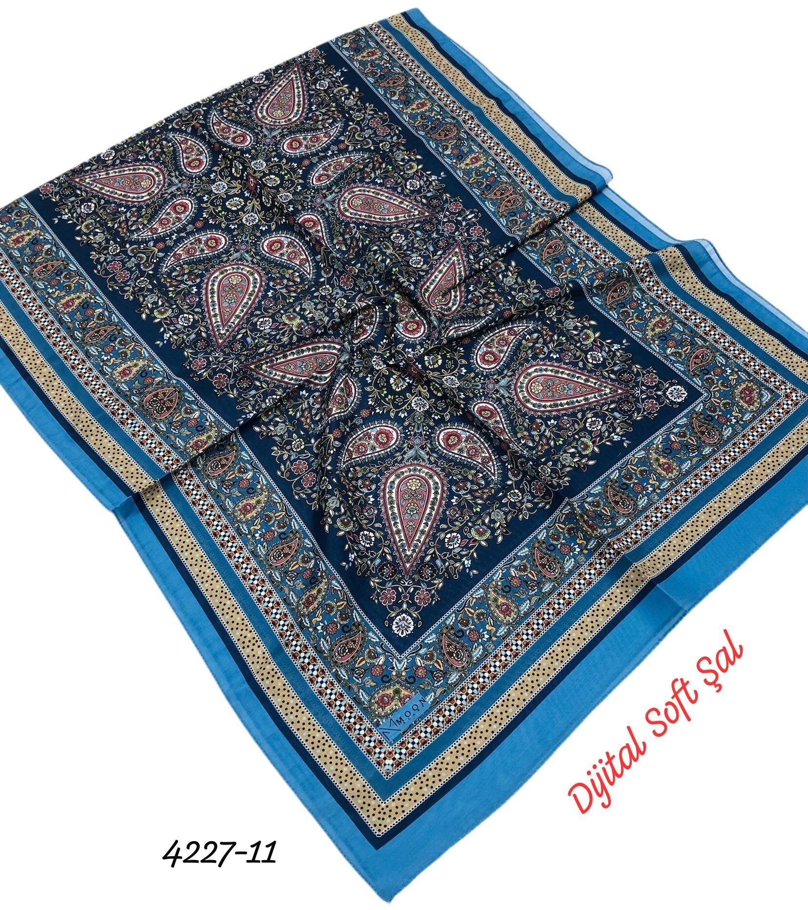 4227 Dijital Soft Şal