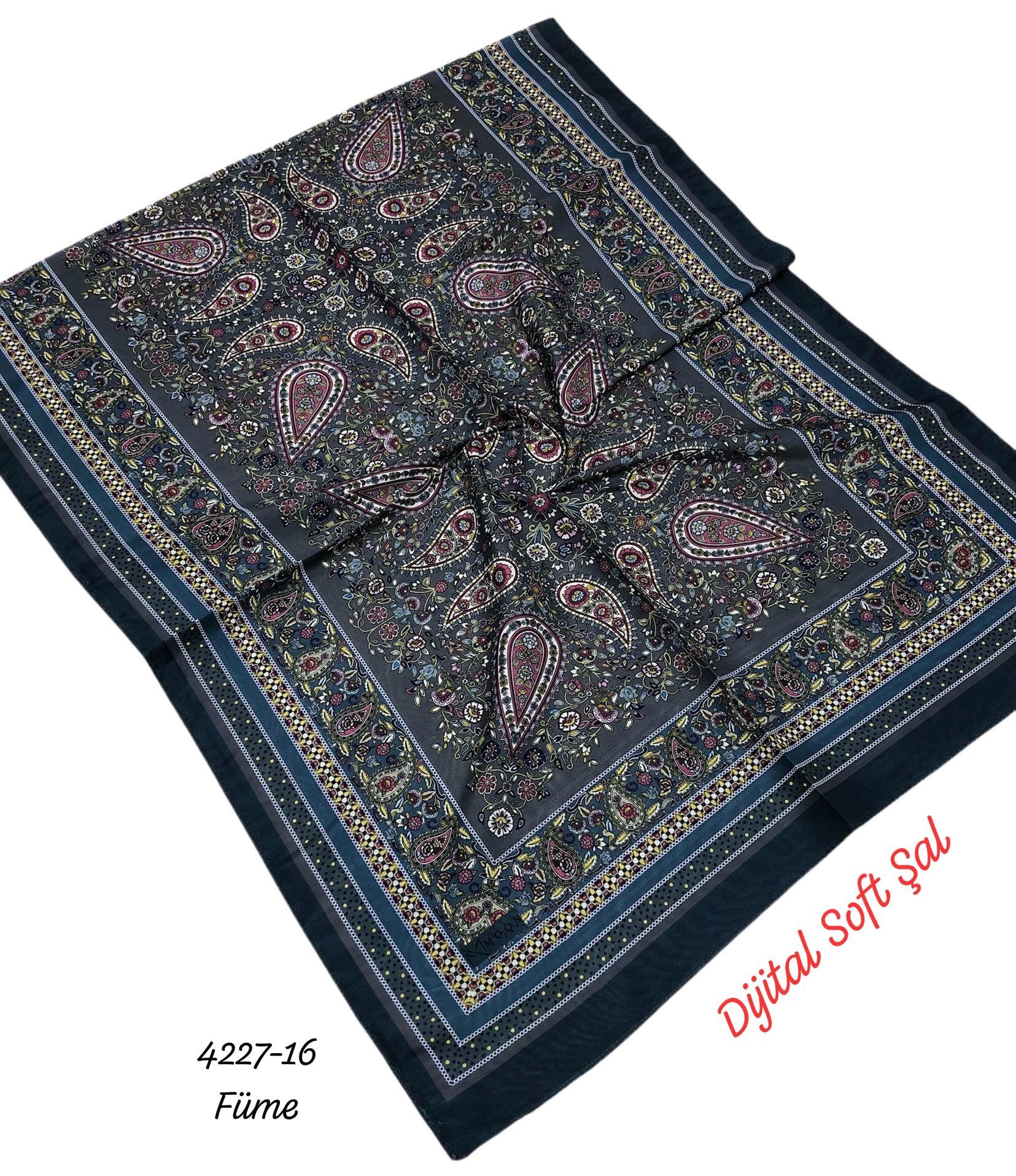 4227 Dijital Soft Şal