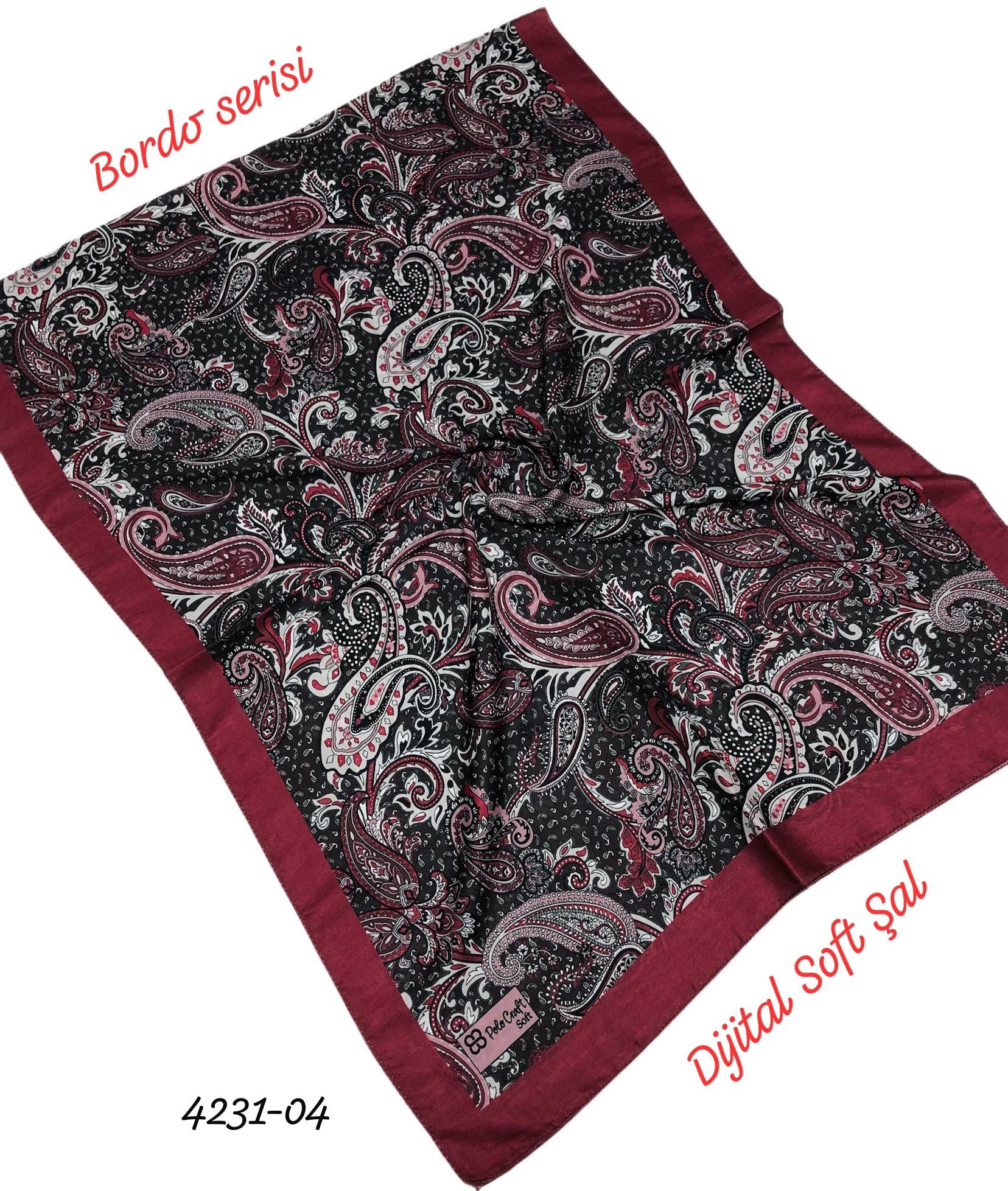 4231 Dijital Soft Şal