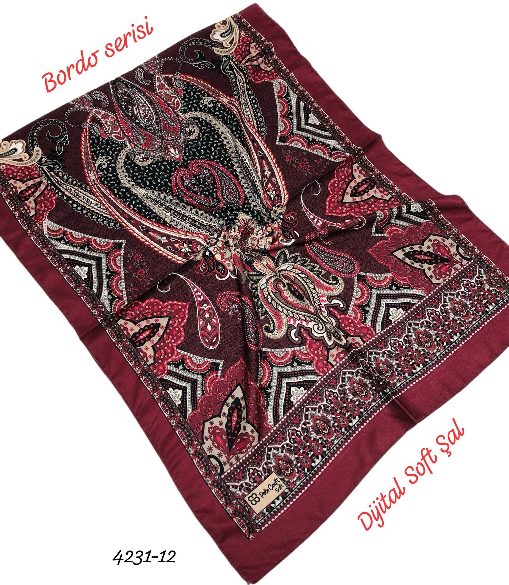 4231 Dijital Soft Şal