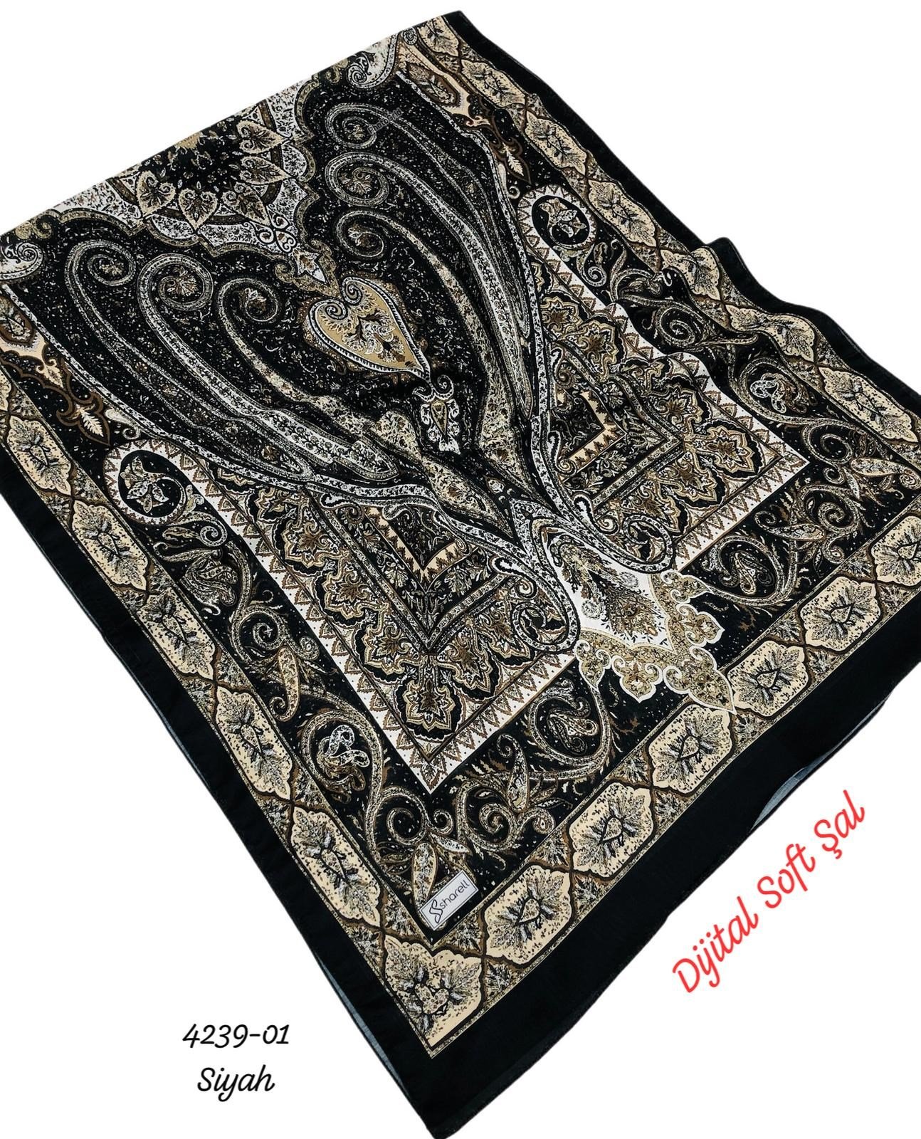 4239 Dijital Soft Şal