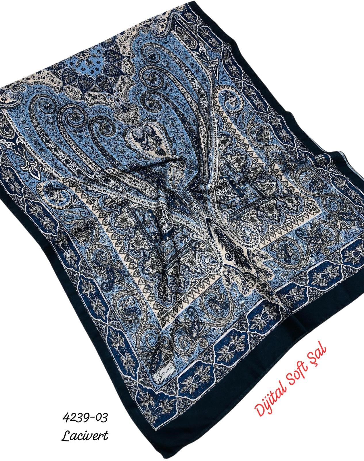 4239 Dijital Soft Şal