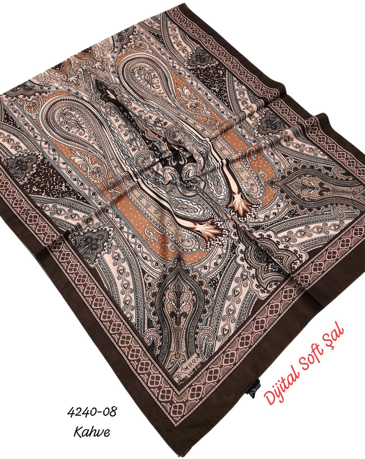 4240 Dijital Soft Şal