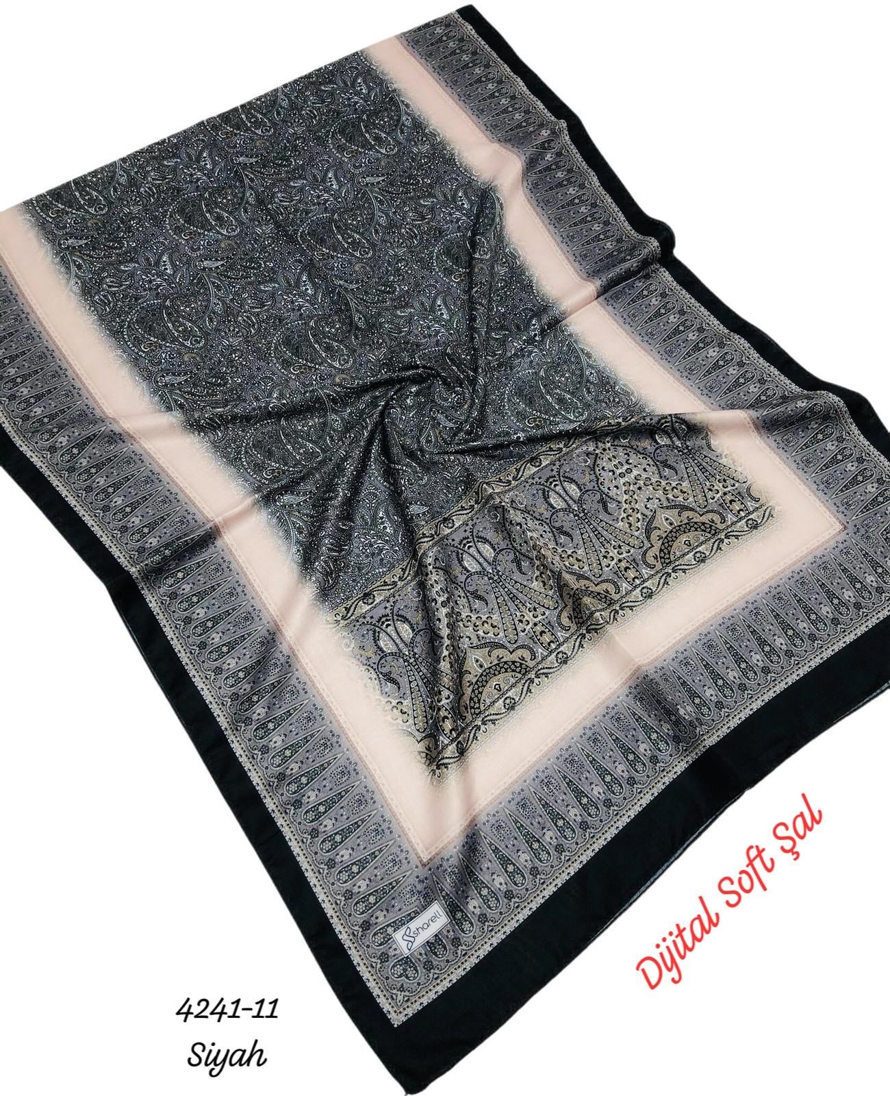 4241 Dijital Soft Şal