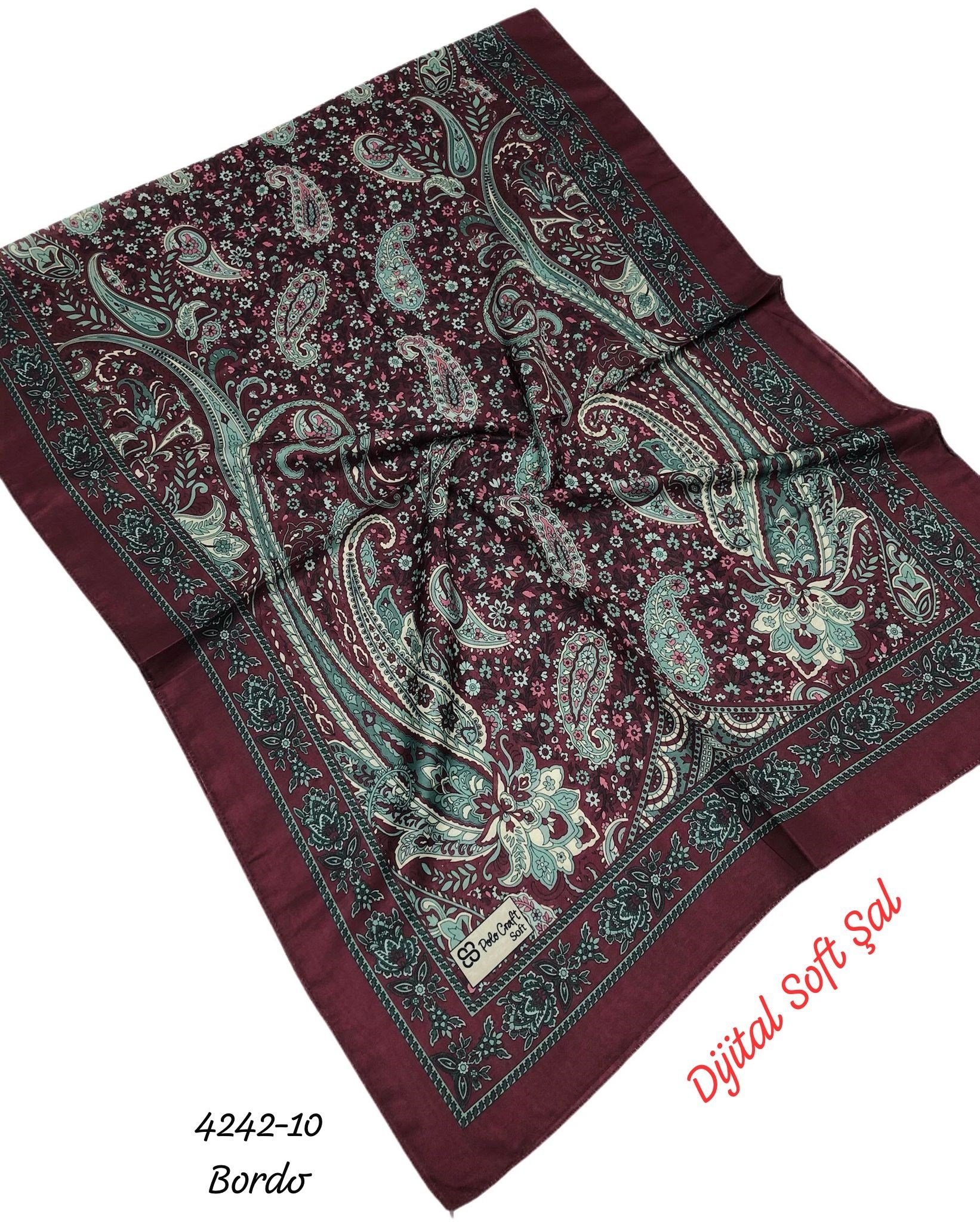 4242 Dijital Soft Şal