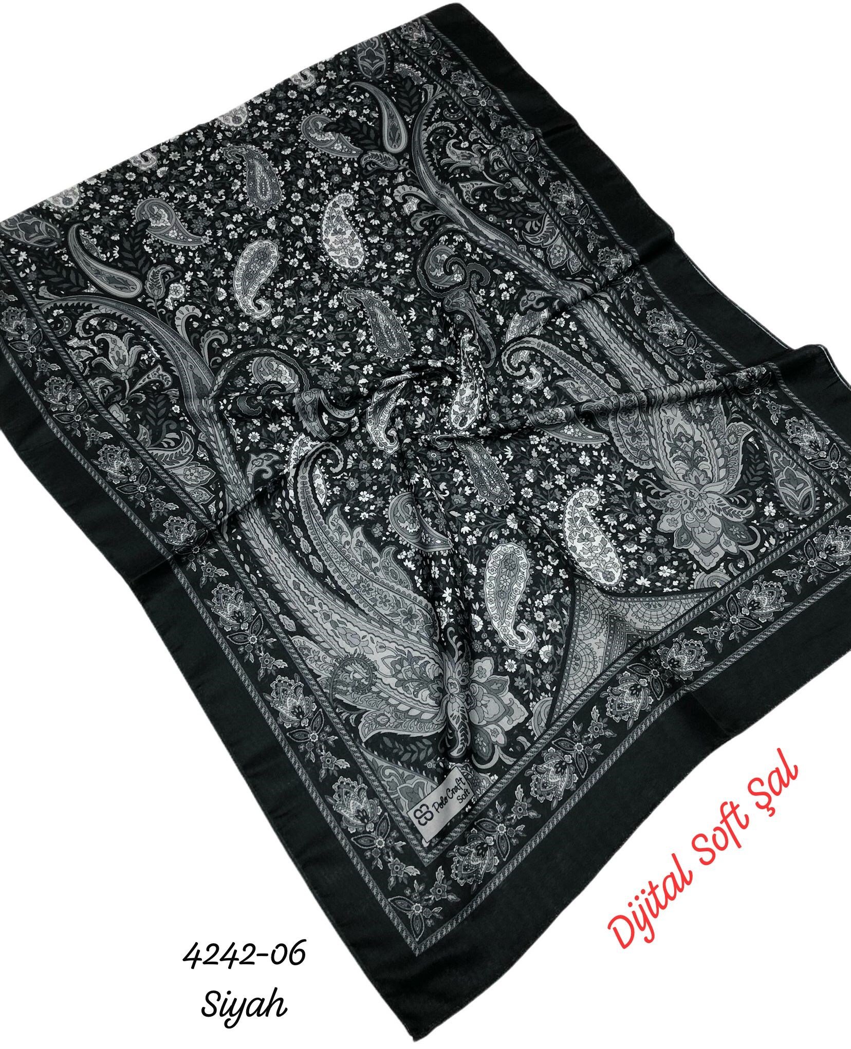 4242 Dijital Soft Şal