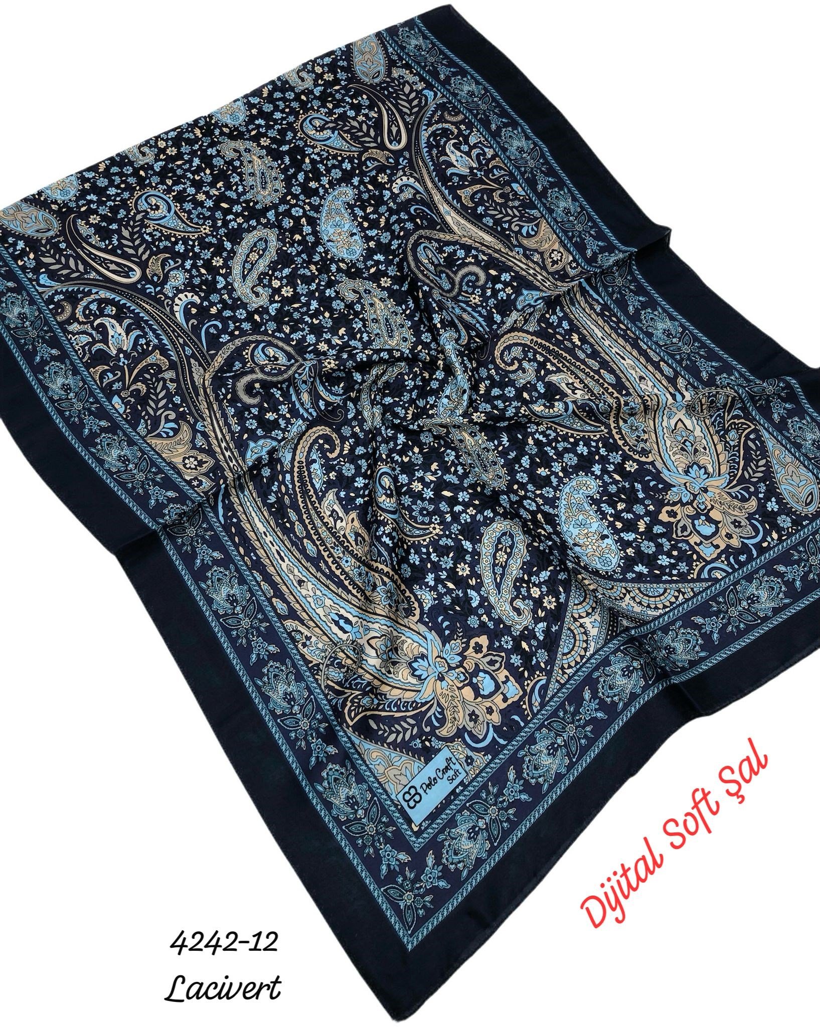 4242 Dijital Soft Şal