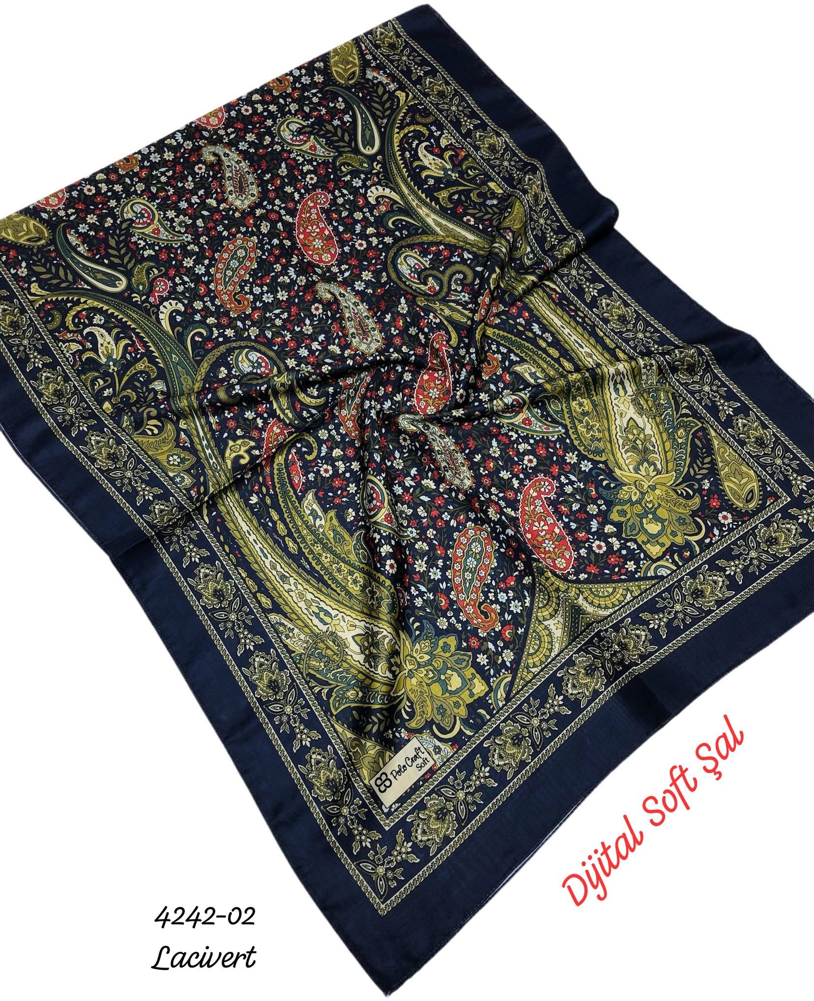 4242 Dijital Soft Şal