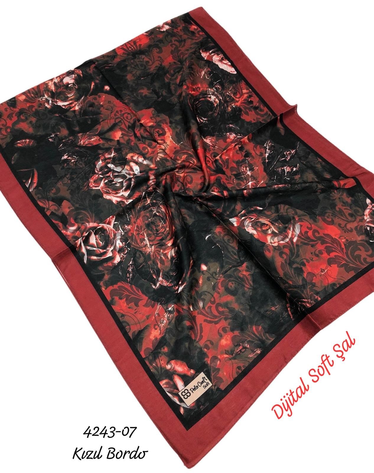 4243 Dijital Soft Şal