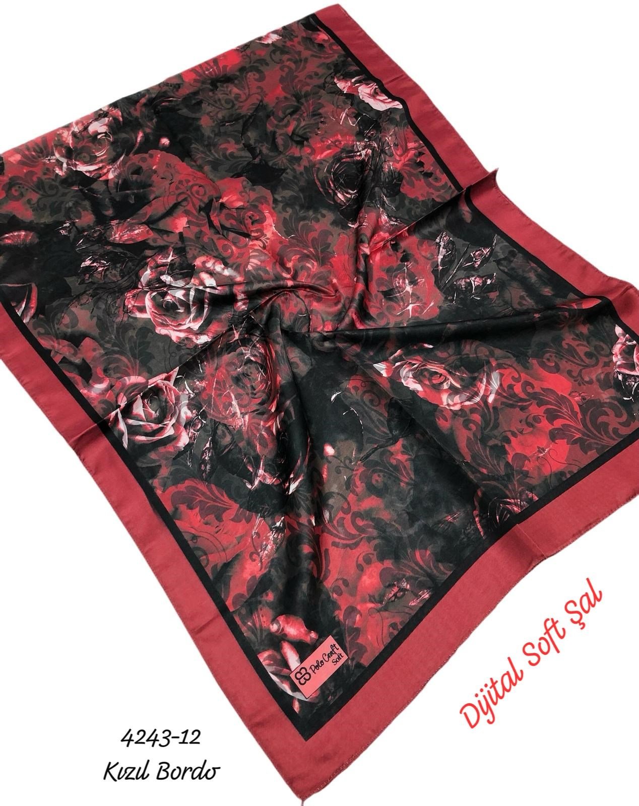 4243 Dijital Soft Şal
