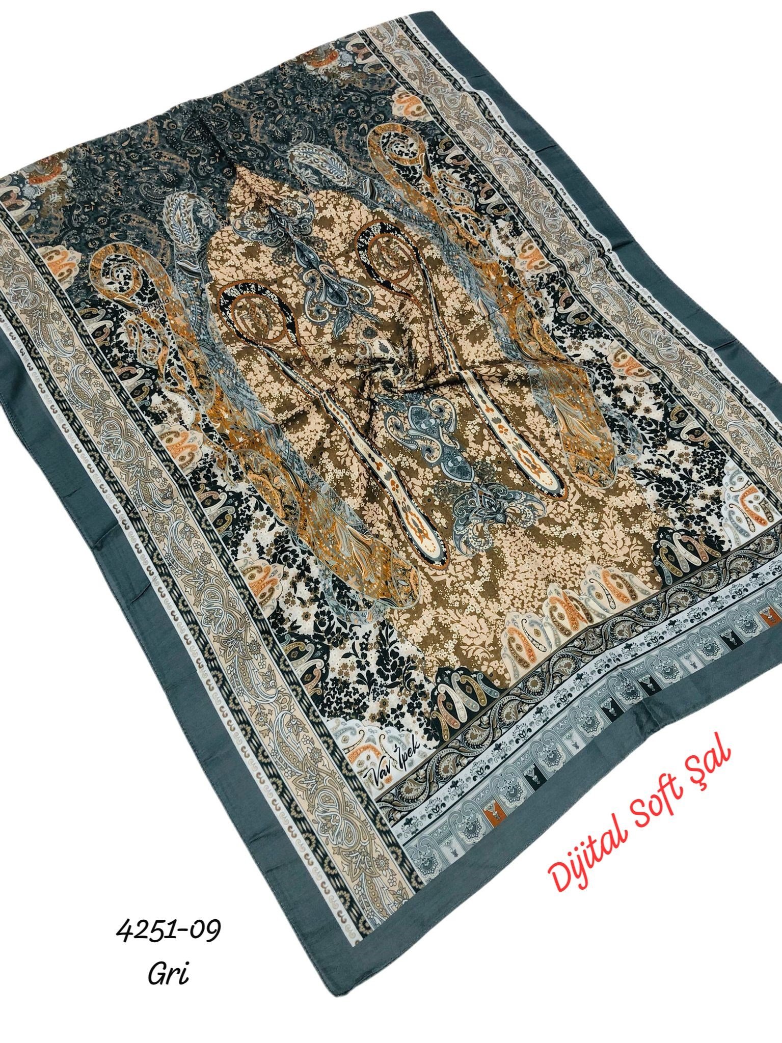 4251 Dijital Soft Şal