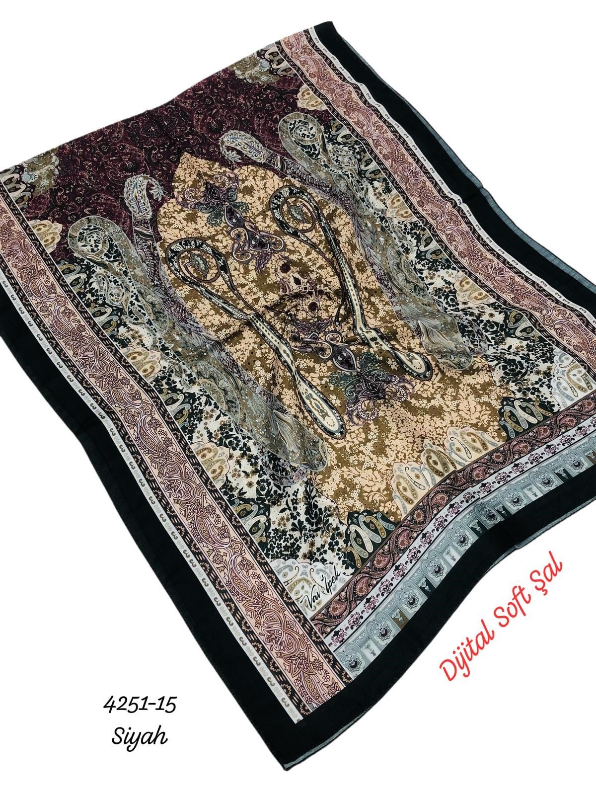 4251 Dijital Soft Şal