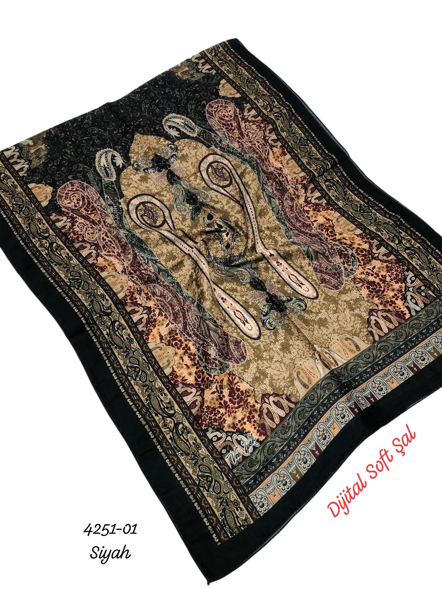 4251 Dijital Soft Şal