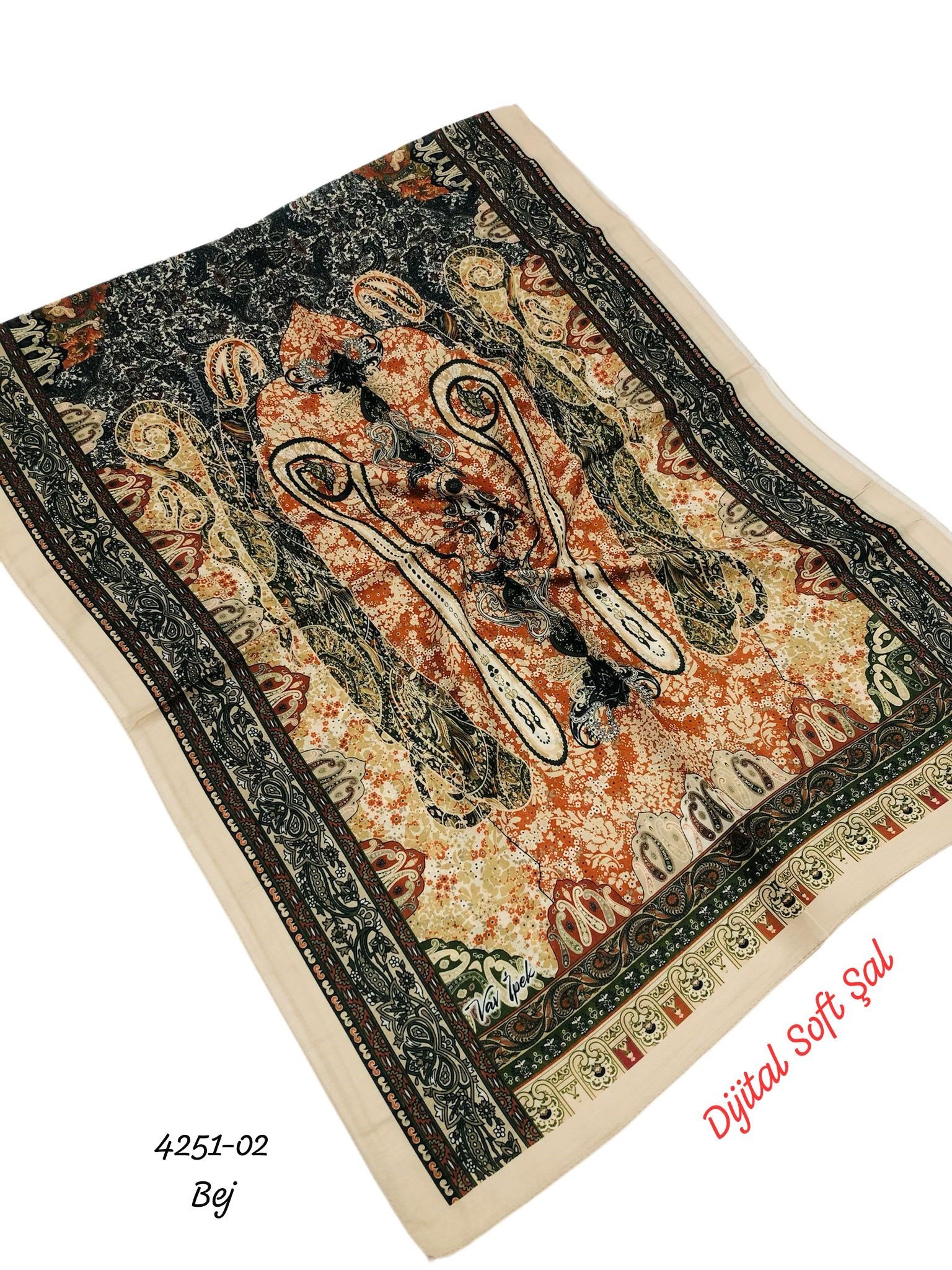 4251 Dijital Soft Şal