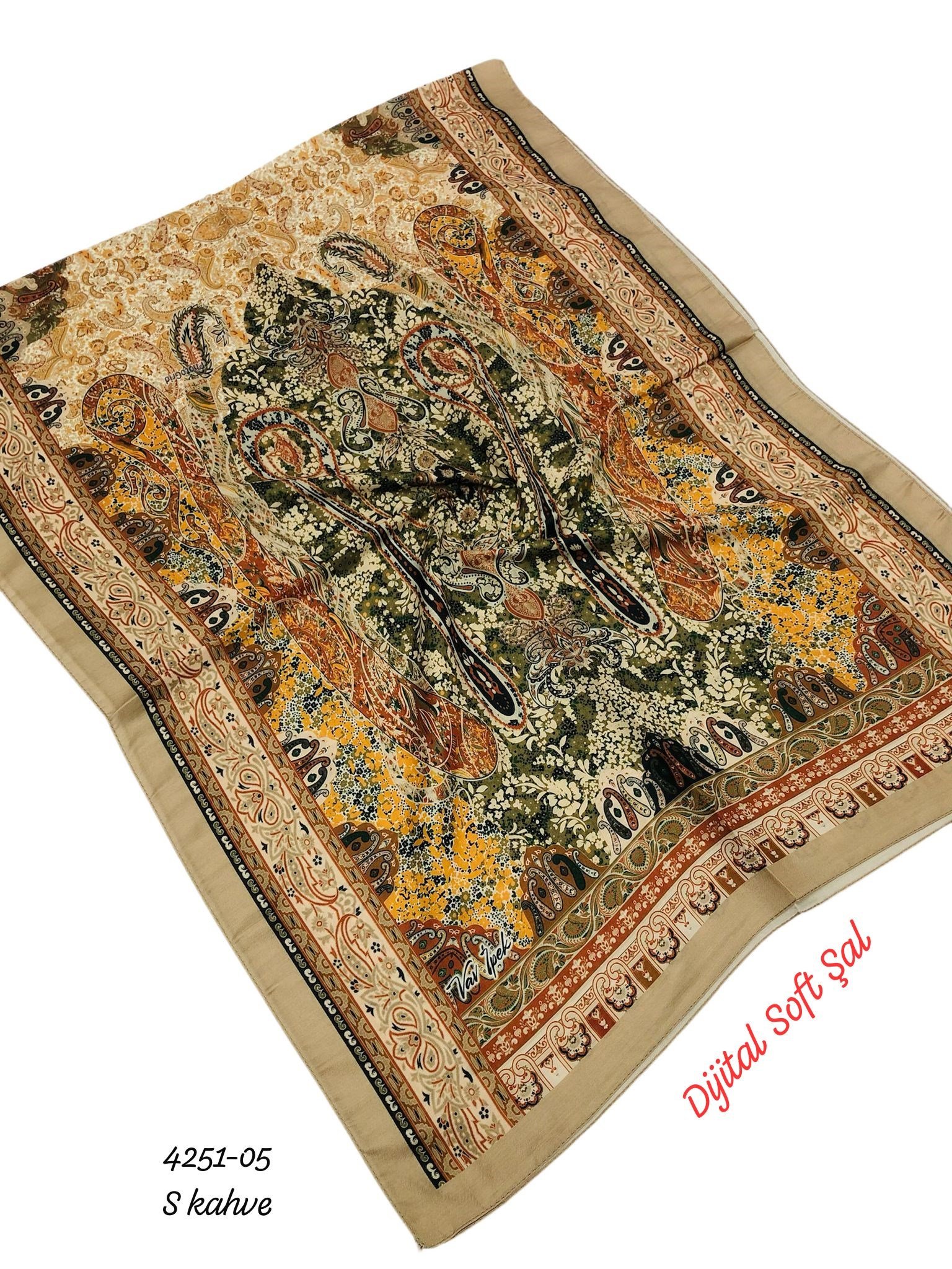 4251 Dijital Soft Şal